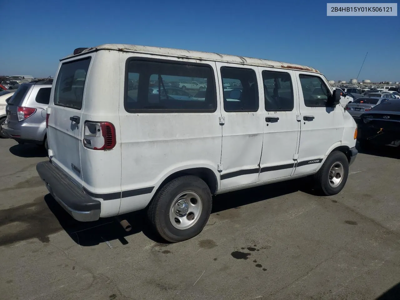 2001 Dodge Ram Wagon B1500 VIN: 2B4HB15Y01K506121 Lot: 72481824