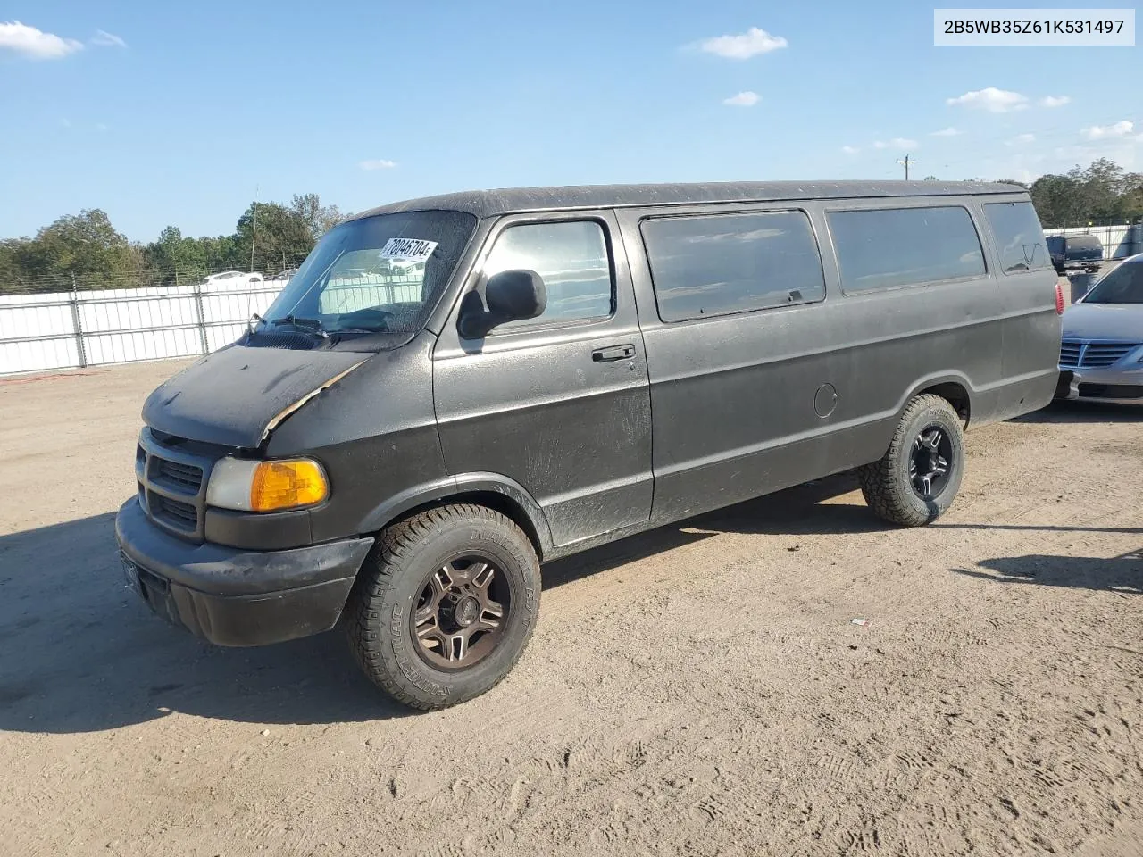 2B5WB35Z61K531497 2001 Dodge Ram Wagon B3500