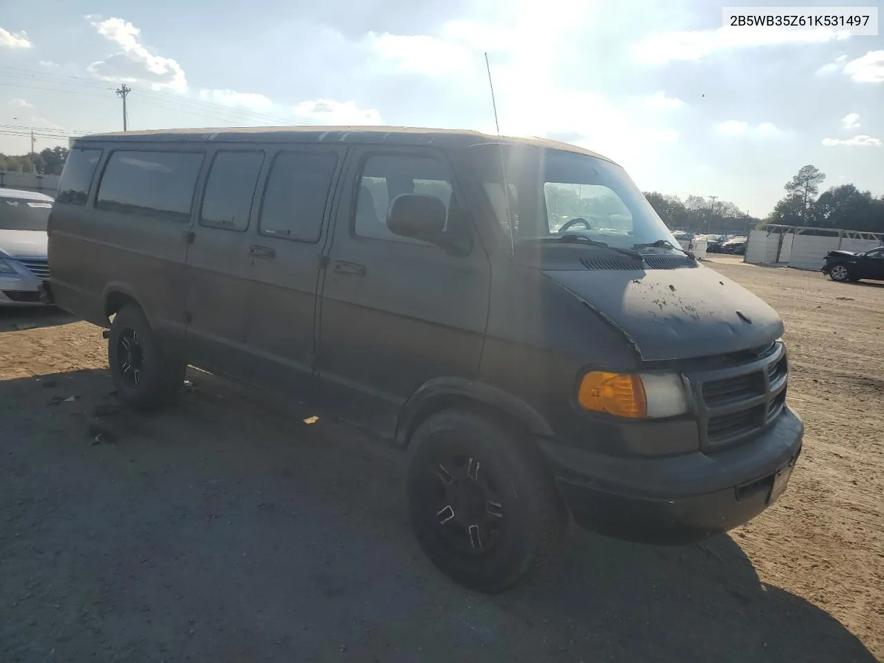 2B5WB35Z61K531497 2001 Dodge Ram Wagon B3500