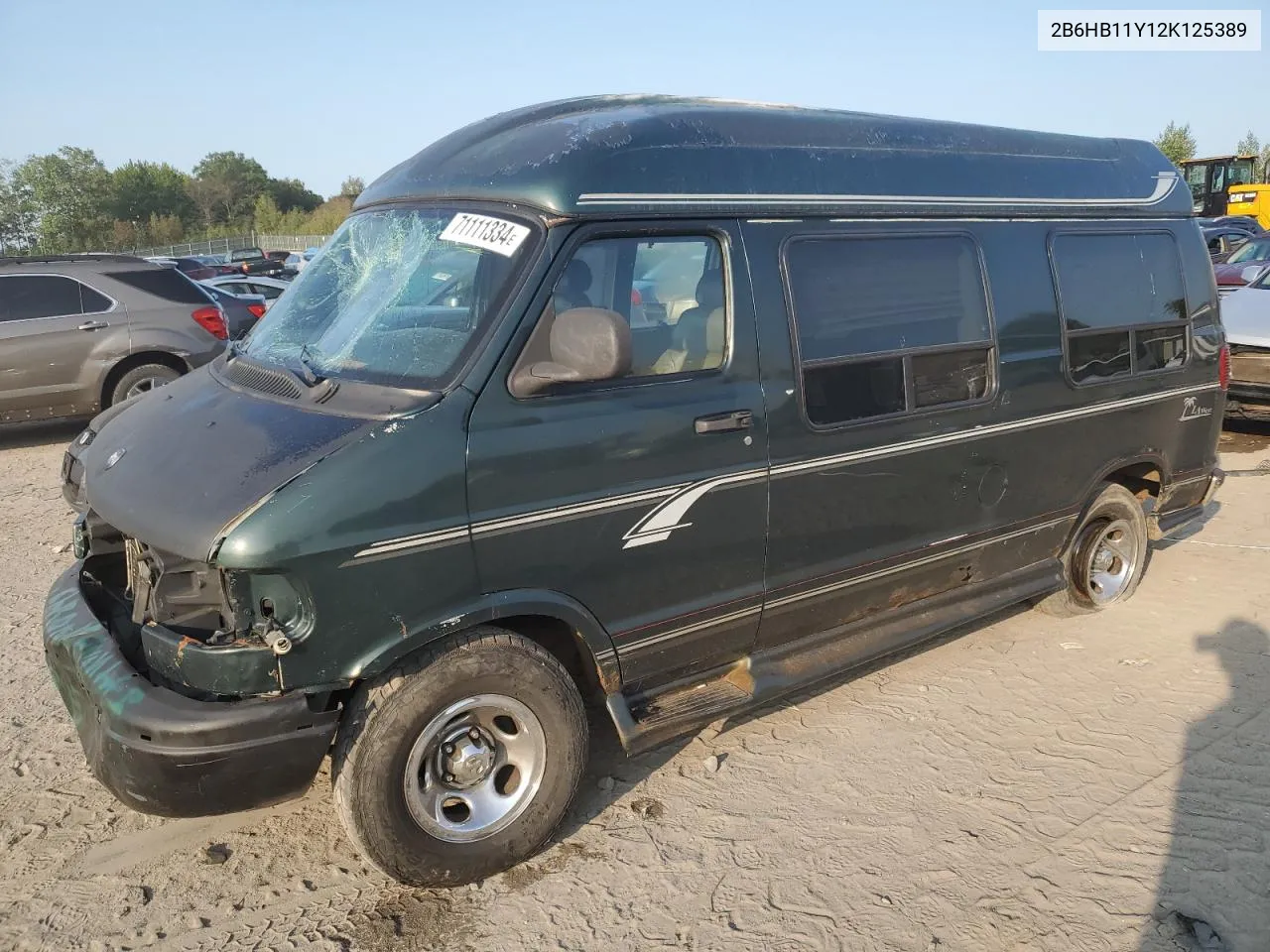 2B6HB11Y12K125389 2002 Dodge Ram Van B1500