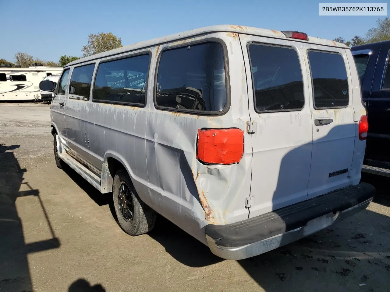 2002 Dodge Ram Wagon B3500 VIN: 2B5WB35Z62K113765 Lot: 71943144