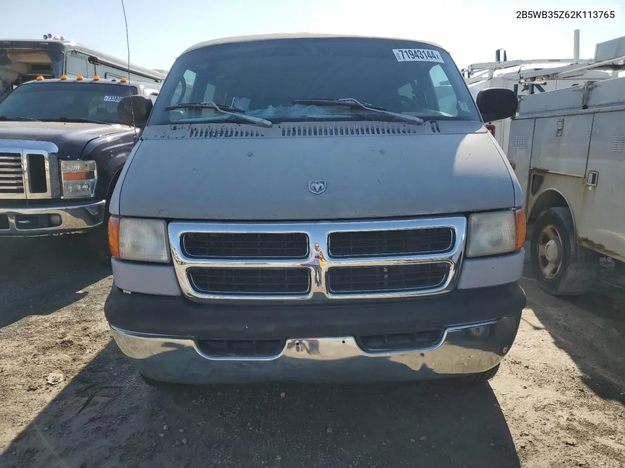 2002 Dodge Ram Wagon B3500 VIN: 2B5WB35Z62K113765 Lot: 71943144