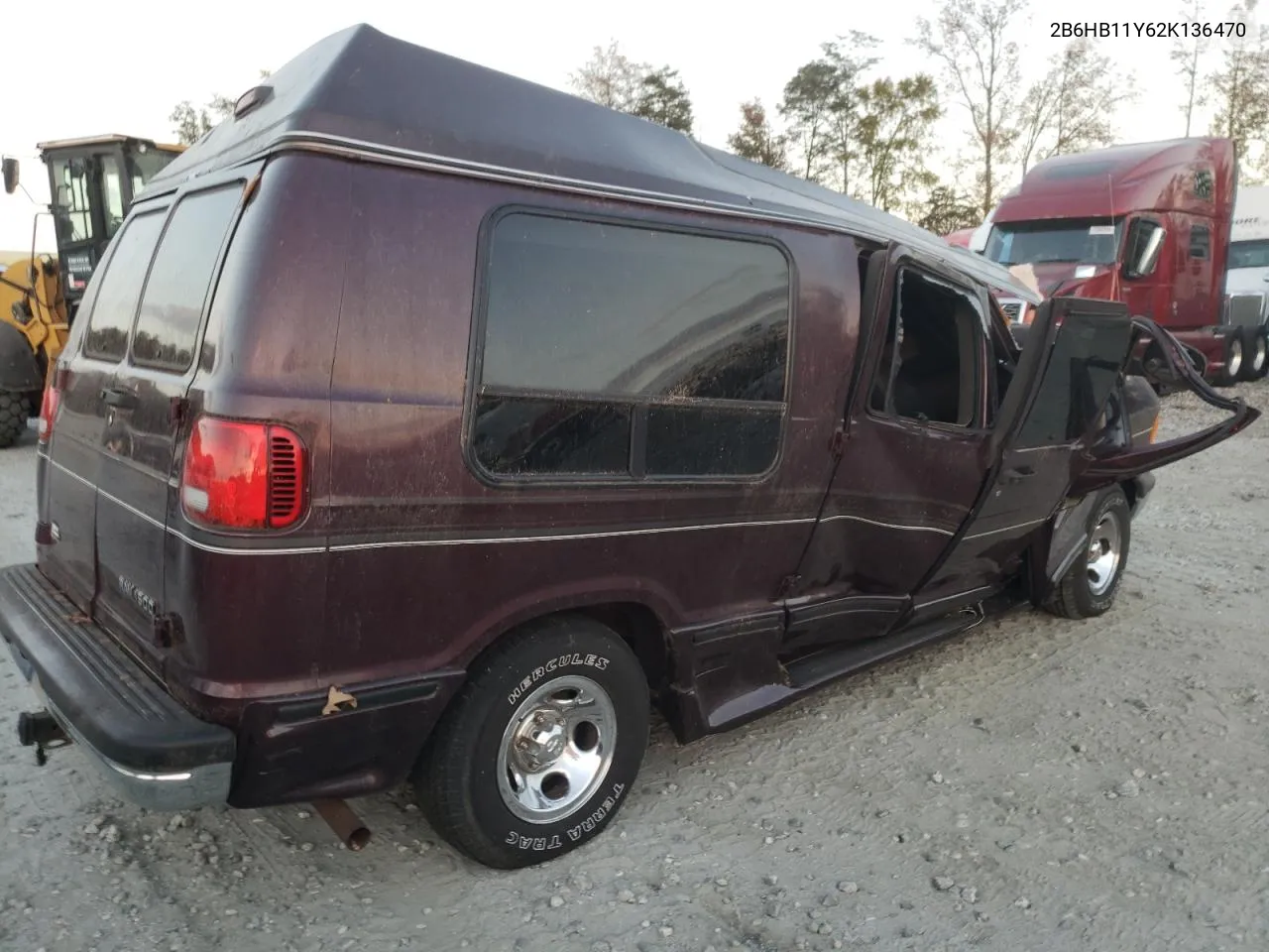 2002 Dodge Ram Van B1500 VIN: 2B6HB11Y62K136470 Lot: 75137674