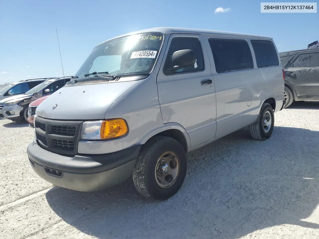 2002 Dodge Ram Wagon B1500 VIN: 2B4HB15Y12K137464 Lot: 77420554