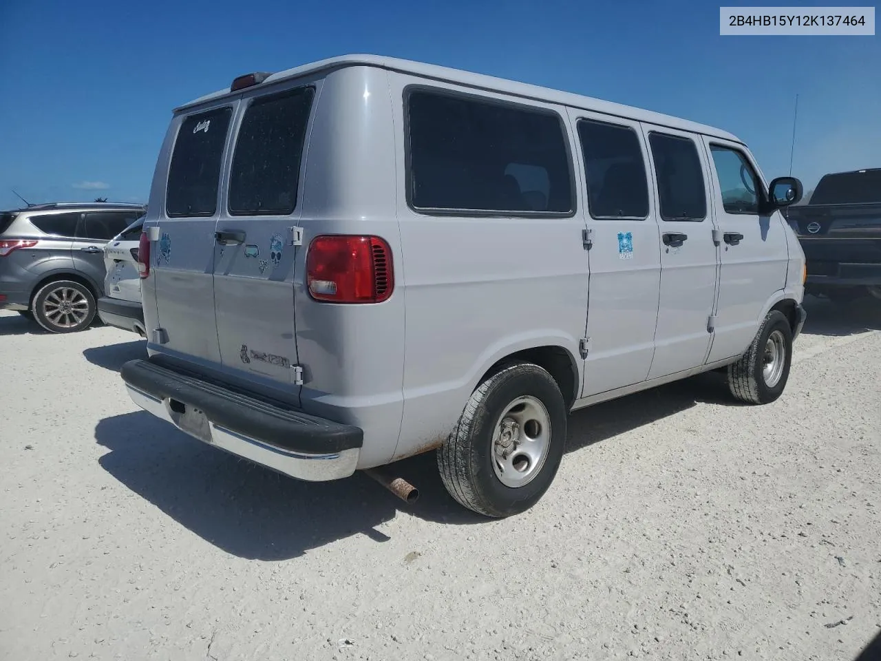 2002 Dodge Ram Wagon B1500 VIN: 2B4HB15Y12K137464 Lot: 77420554