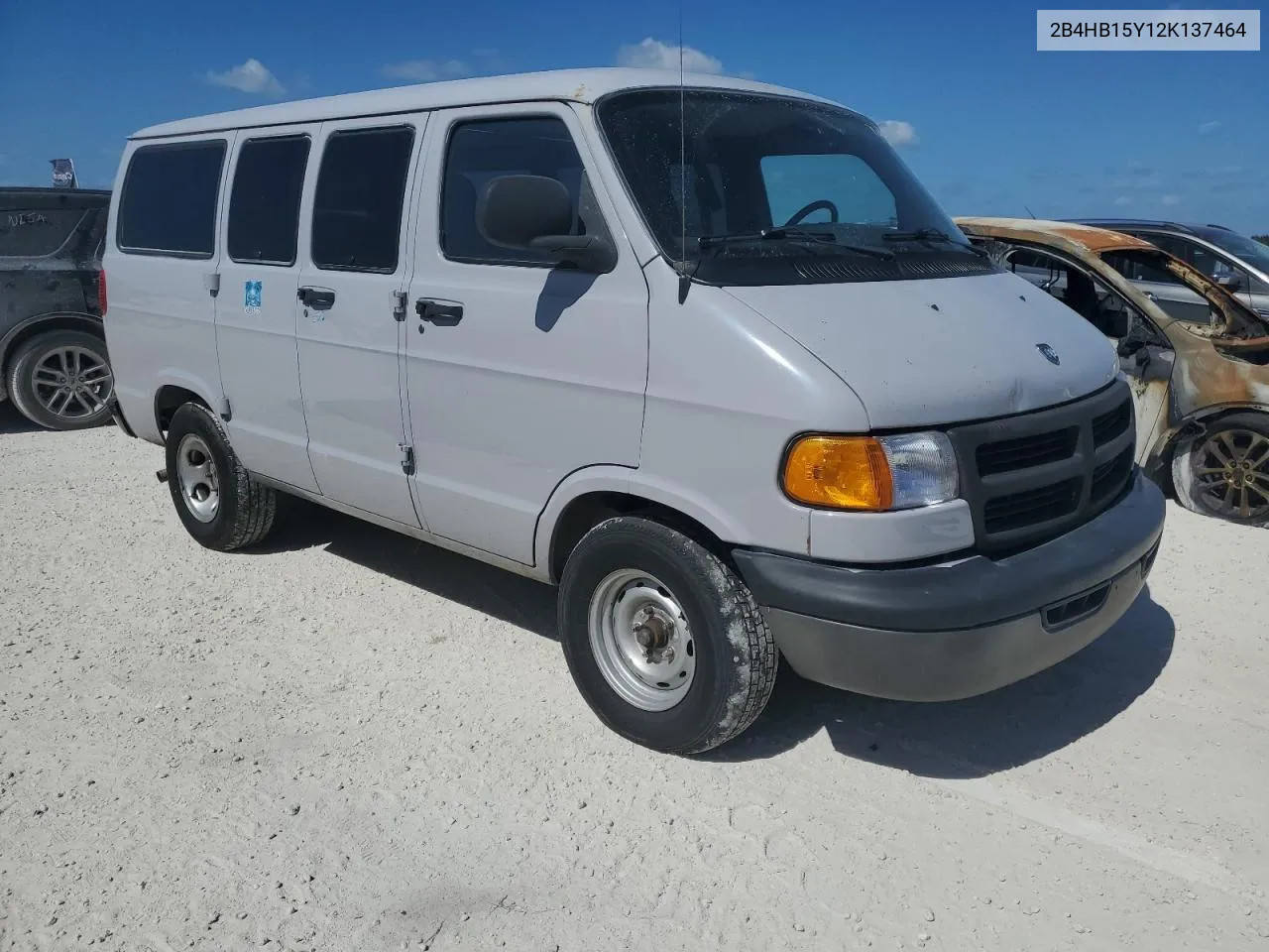 2002 Dodge Ram Wagon B1500 VIN: 2B4HB15Y12K137464 Lot: 77420554