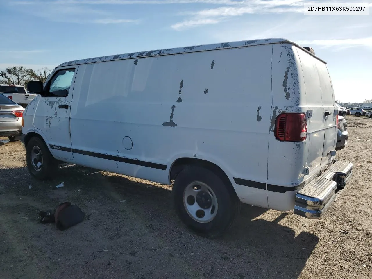 2D7HB11X63K500297 2003 Dodge Ram Van B1500