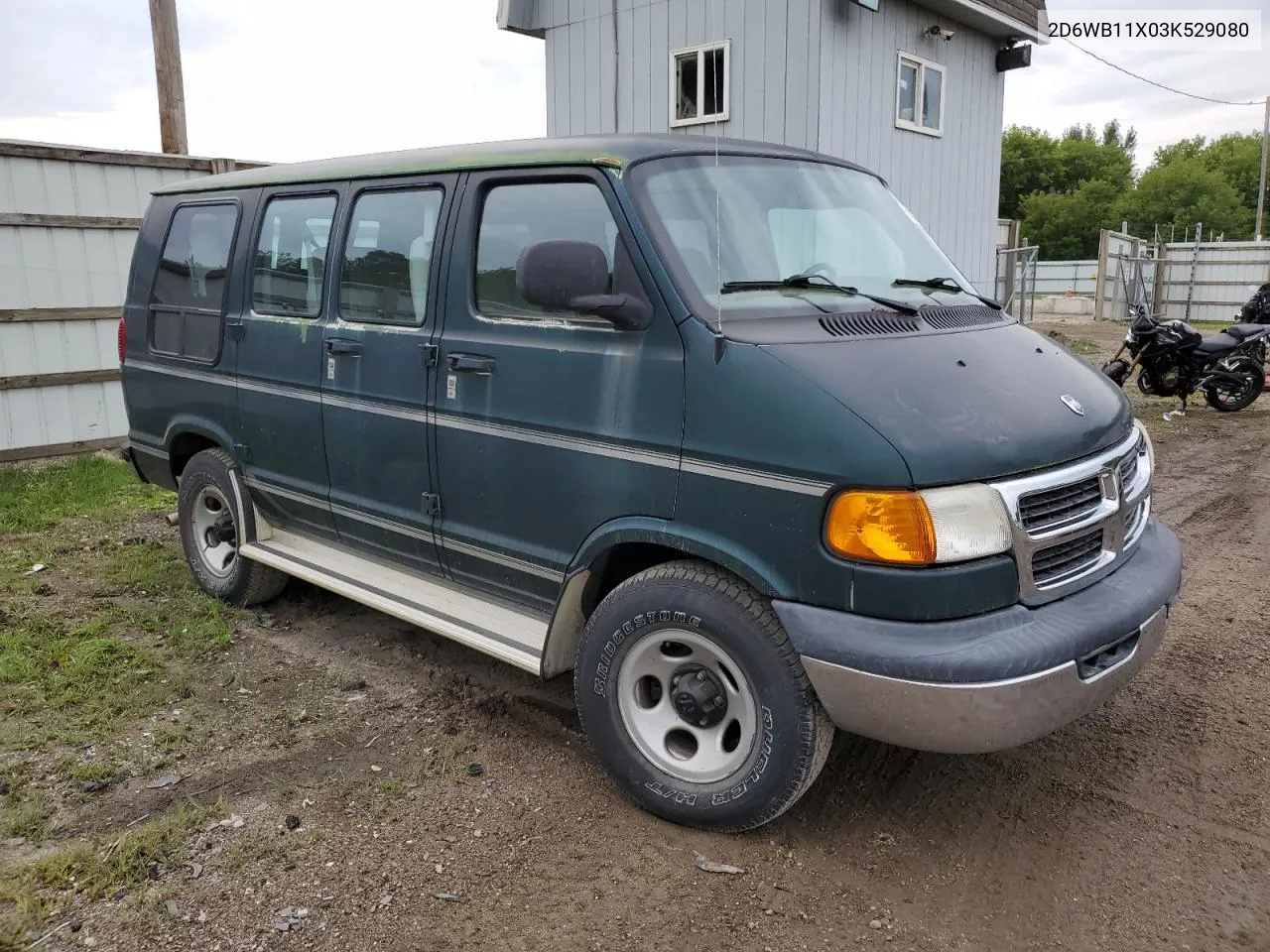 2003 Dodge Ram Van B1500 VIN: 2D6WB11X03K529080 Lot: 71686894