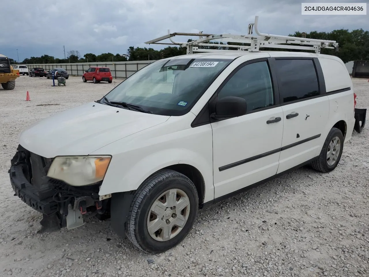 2012 Dodge Ram Van VIN: 2C4JDGAG4CR404636 Lot: 64708194