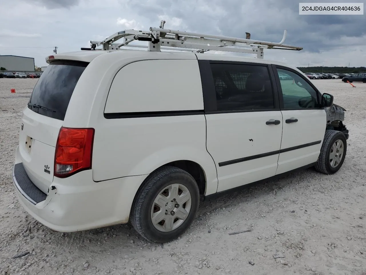 2012 Dodge Ram Van VIN: 2C4JDGAG4CR404636 Lot: 64708194