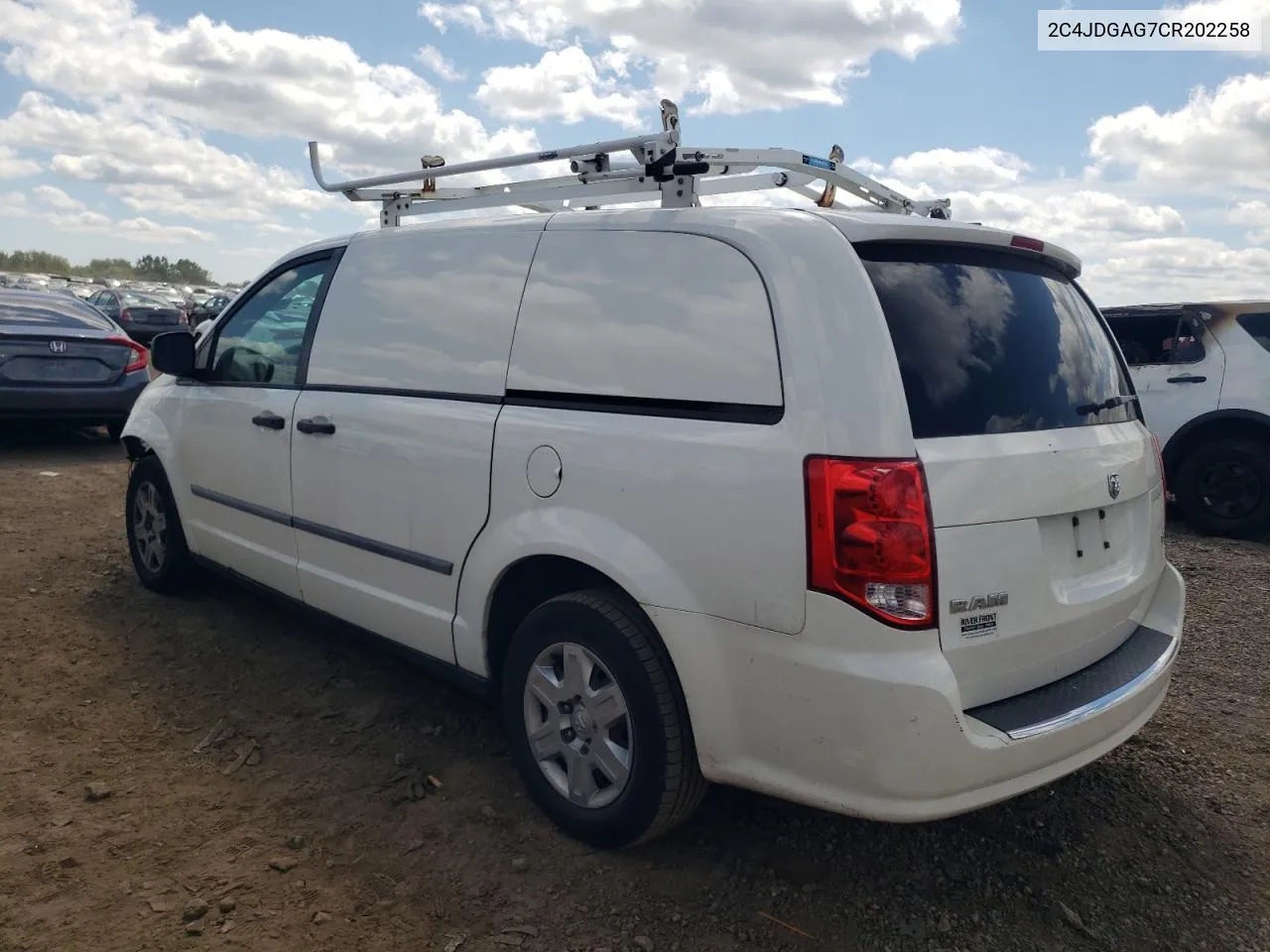 2012 Dodge Ram Van VIN: 2C4JDGAG7CR202258 Lot: 66792554