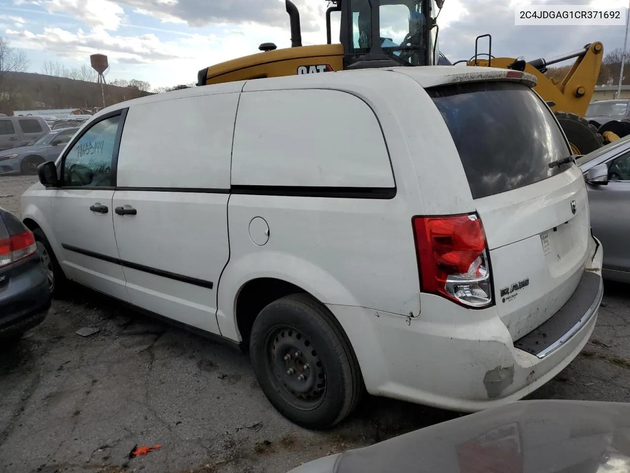 2012 Dodge Ram Van VIN: 2C4JDGAG1CR371692 Lot: 78655144