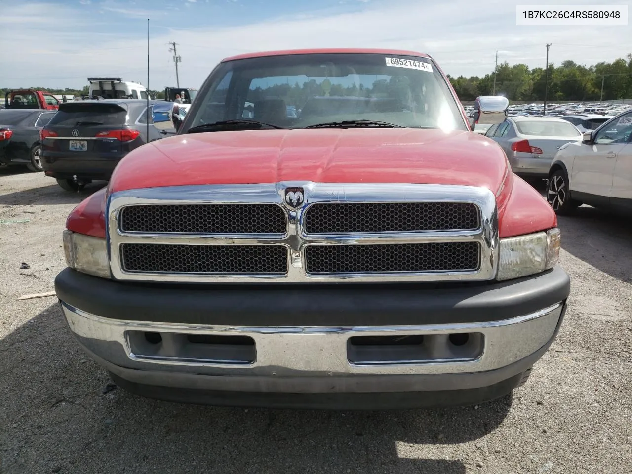 1994 Dodge Ram 2500 VIN: 1B7KC26C4RS580948 Lot: 69521474