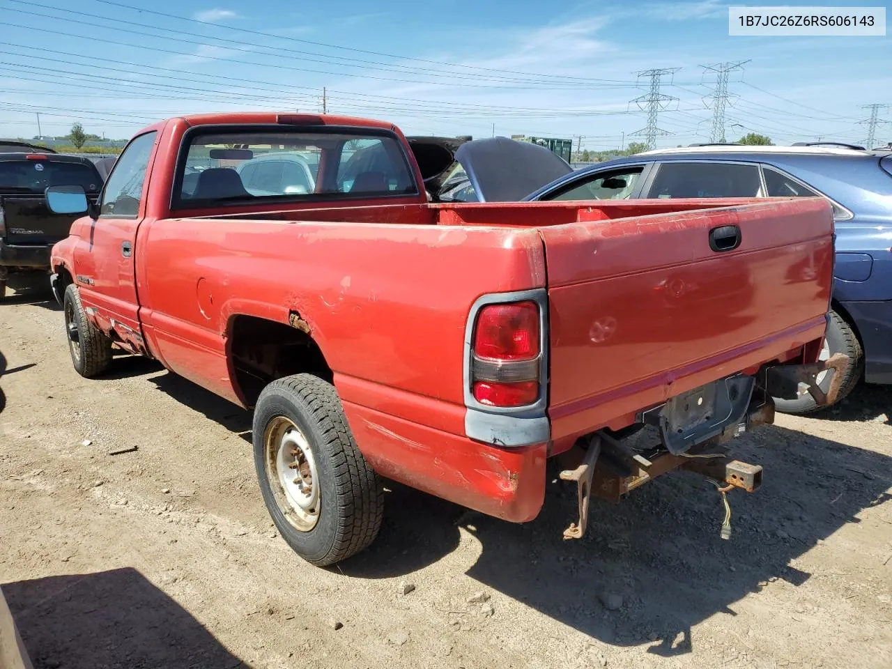 1994 Dodge Ram 2500 VIN: 1B7JC26Z6RS606143 Lot: 69771844