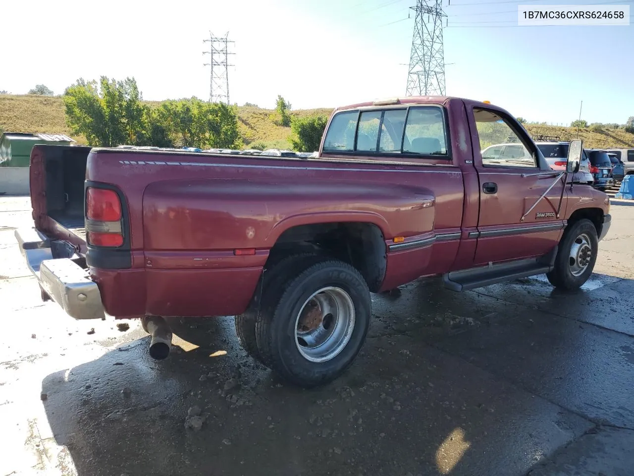 1994 Dodge Ram 3500 VIN: 1B7MC36CXRS624658 Lot: 71848074