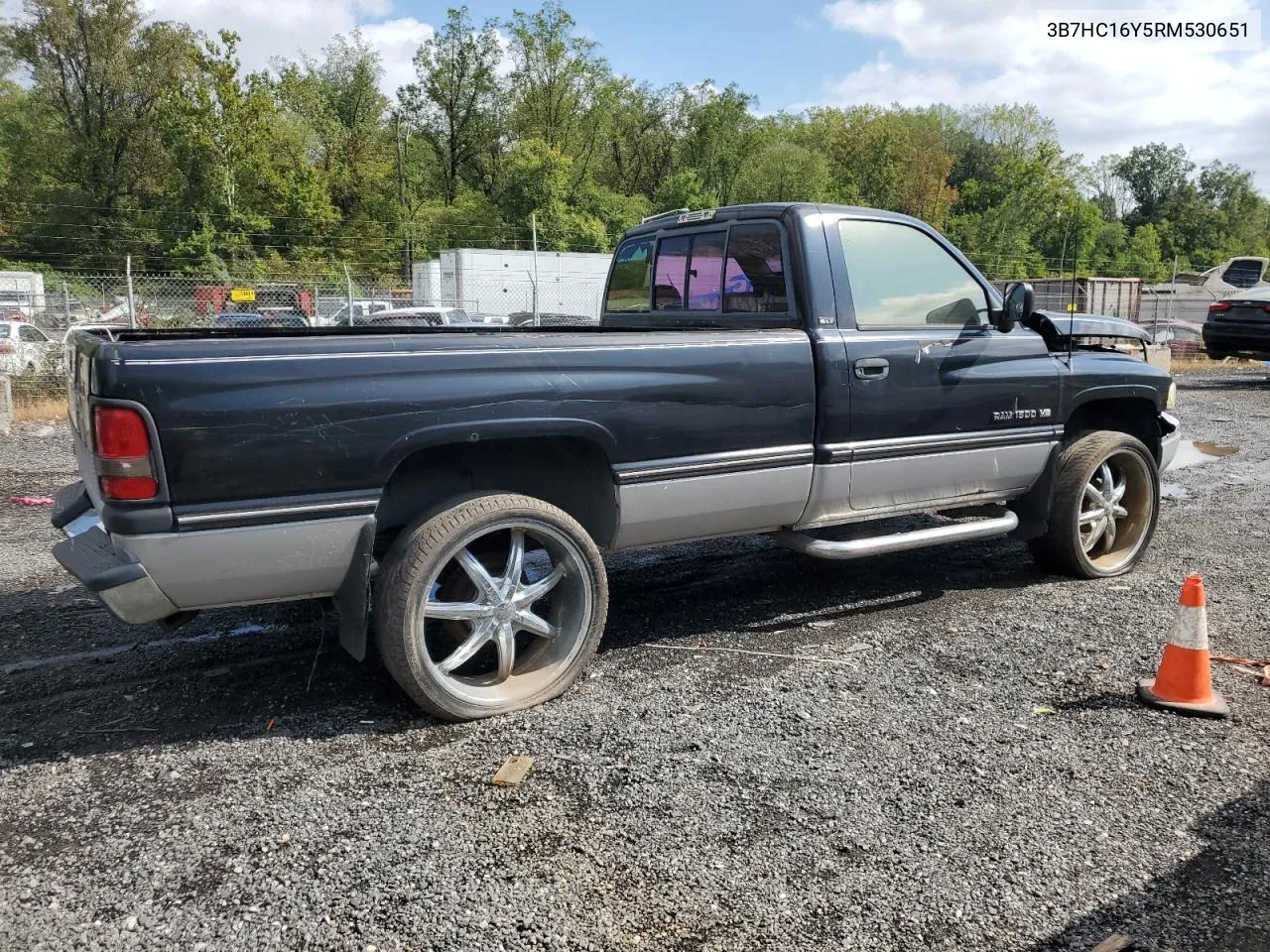 1994 Dodge Ram 1500 VIN: 3B7HC16Y5RM530651 Lot: 74453654