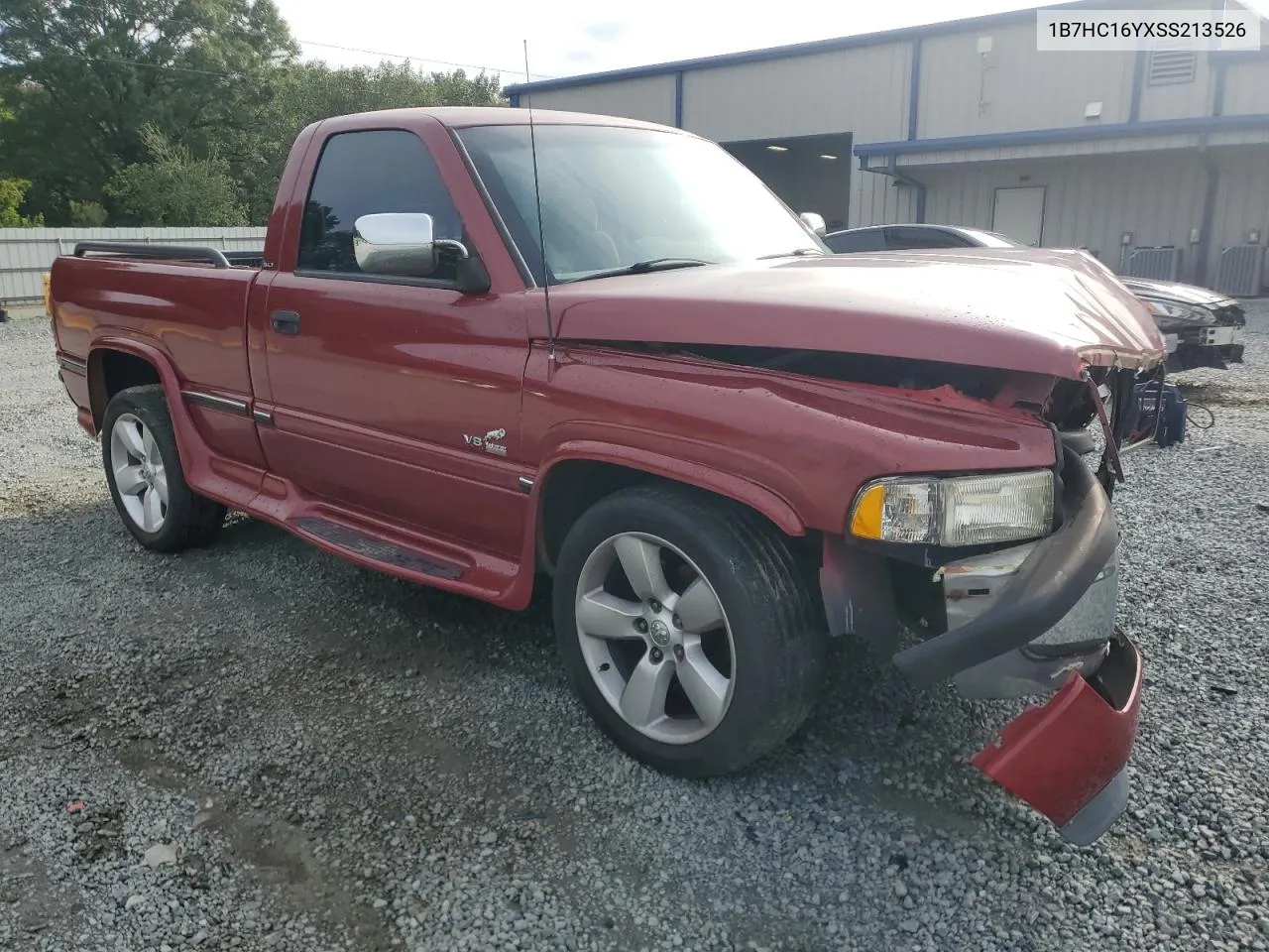 1995 Dodge Ram 1500 VIN: 1B7HC16YXSS213526 Lot: 67090994