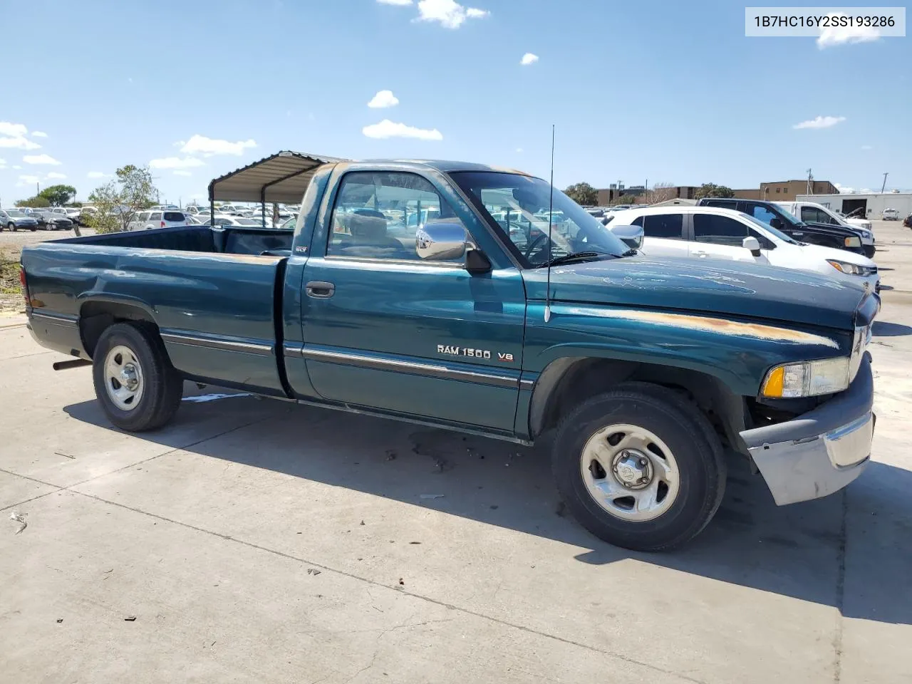 1995 Dodge Ram 1500 VIN: 1B7HC16Y2SS193286 Lot: 71836004