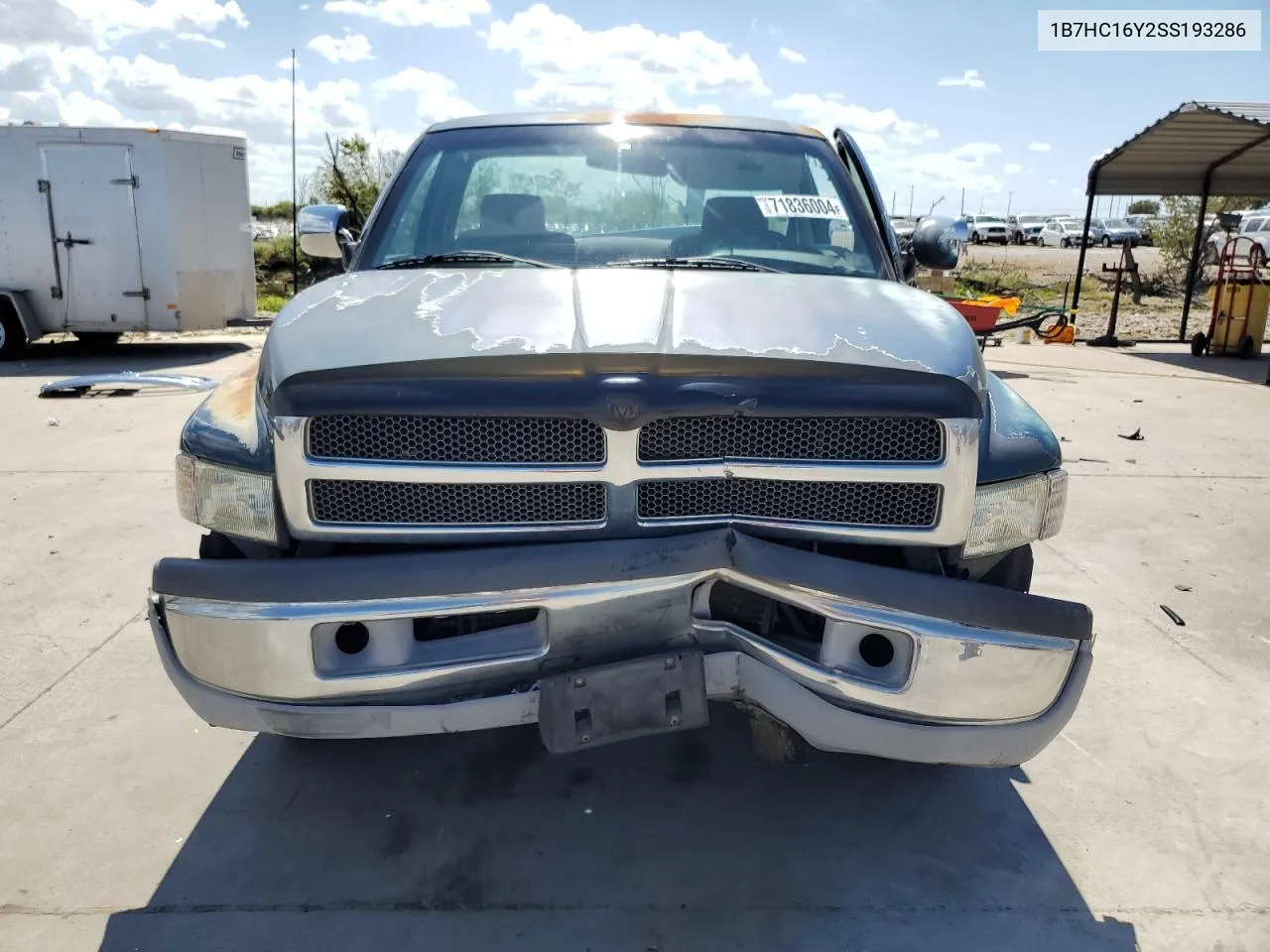 1995 Dodge Ram 1500 VIN: 1B7HC16Y2SS193286 Lot: 71836004