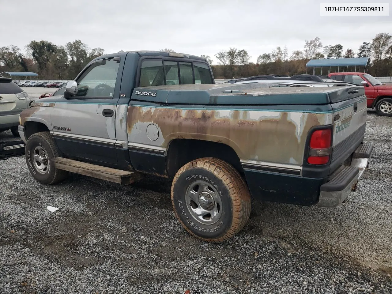 1995 Dodge Ram 1500 VIN: 1B7HF16Z7SS309811 Lot: 76067494