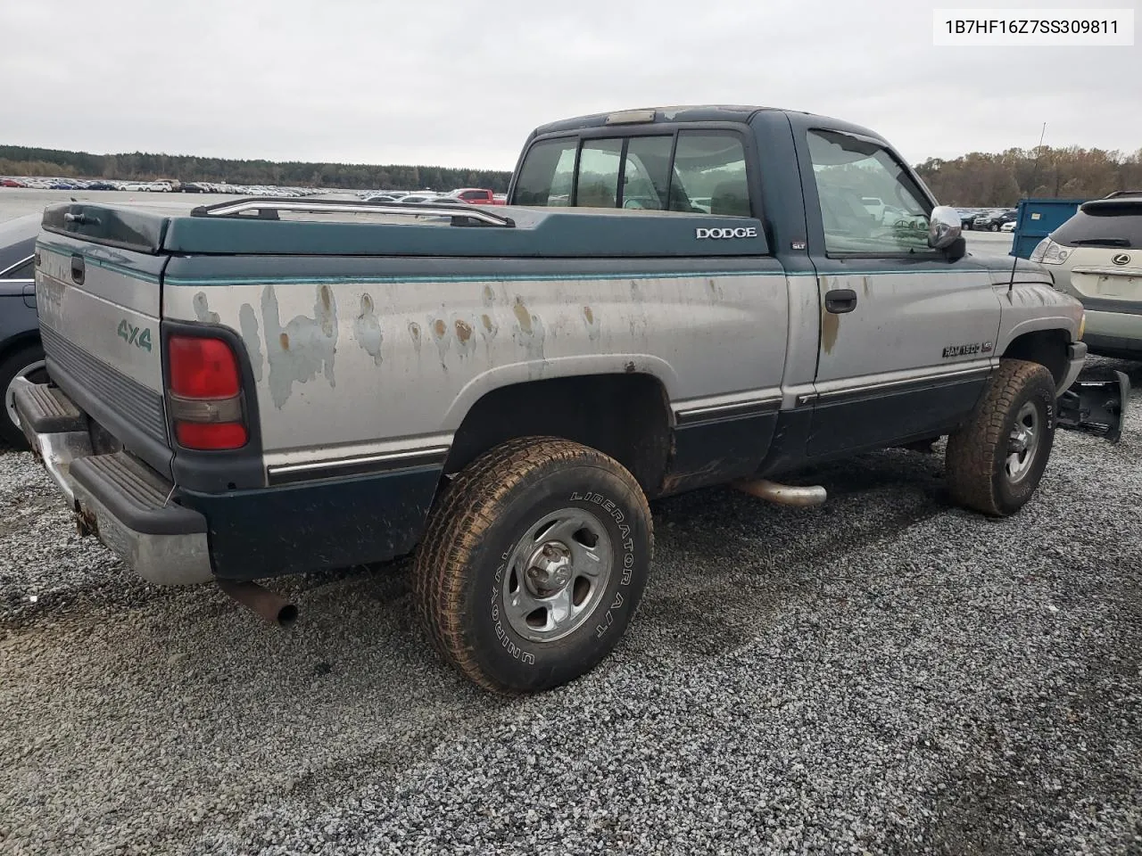 1995 Dodge Ram 1500 VIN: 1B7HF16Z7SS309811 Lot: 76067494