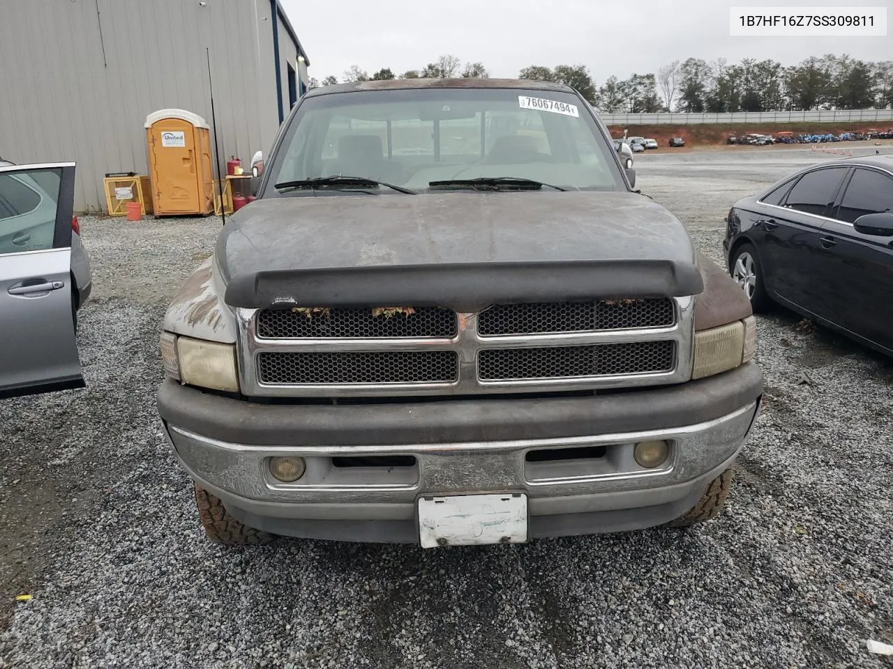 1995 Dodge Ram 1500 VIN: 1B7HF16Z7SS309811 Lot: 76067494