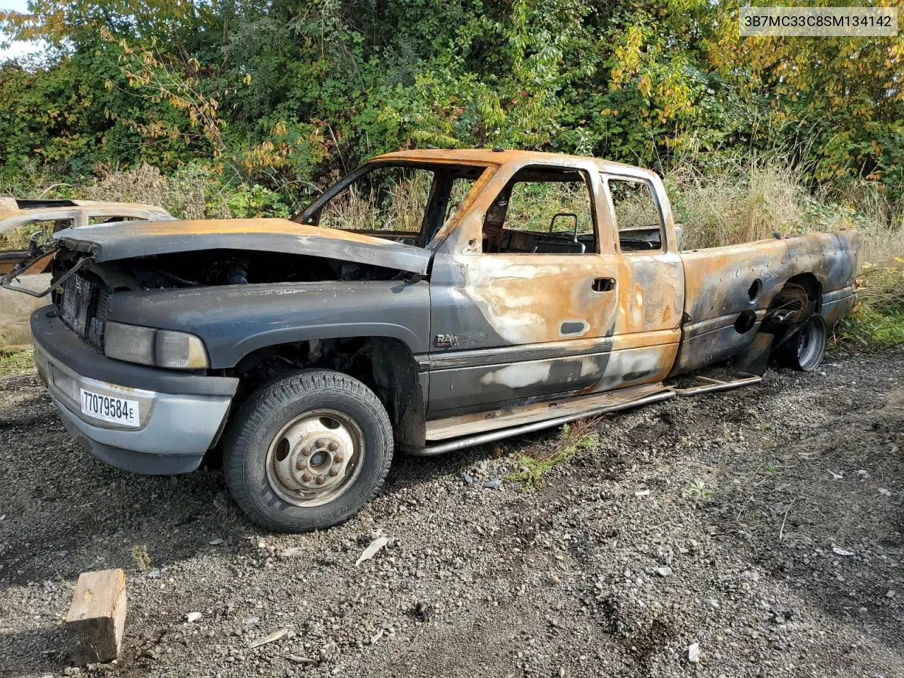 1995 Dodge Ram 3500 VIN: 3B7MC33C8SM134142 Lot: 77079584