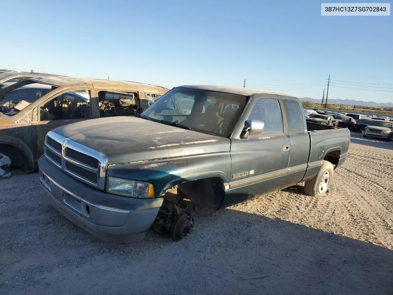 1995 Dodge Ram 1500 VIN: 3B7HC13Z7SG702843 Lot: 78088354