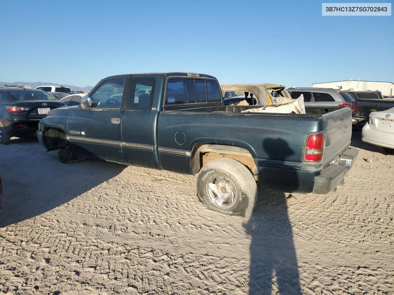 1995 Dodge Ram 1500 VIN: 3B7HC13Z7SG702843 Lot: 78088354