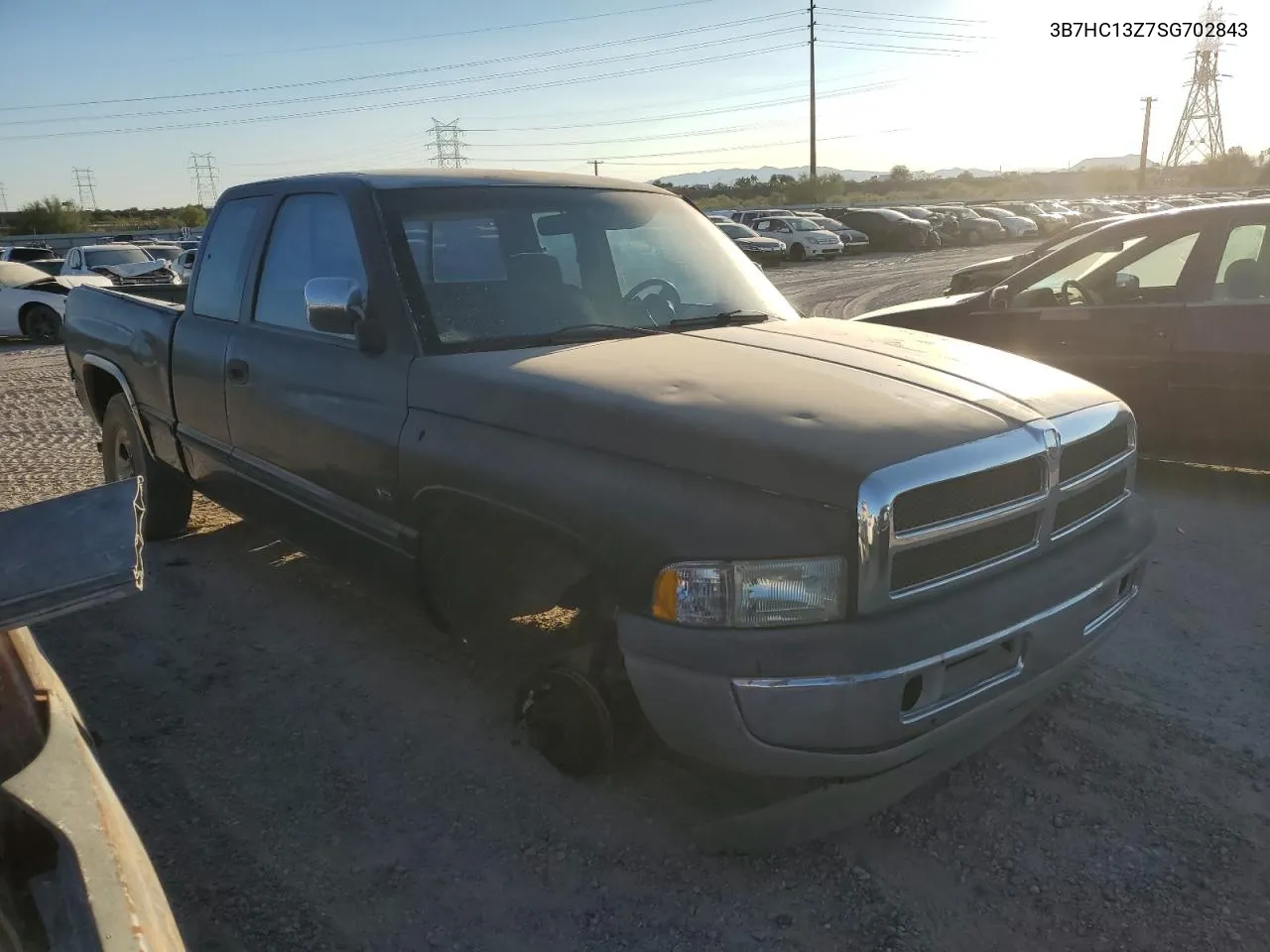 1995 Dodge Ram 1500 VIN: 3B7HC13Z7SG702843 Lot: 78088354