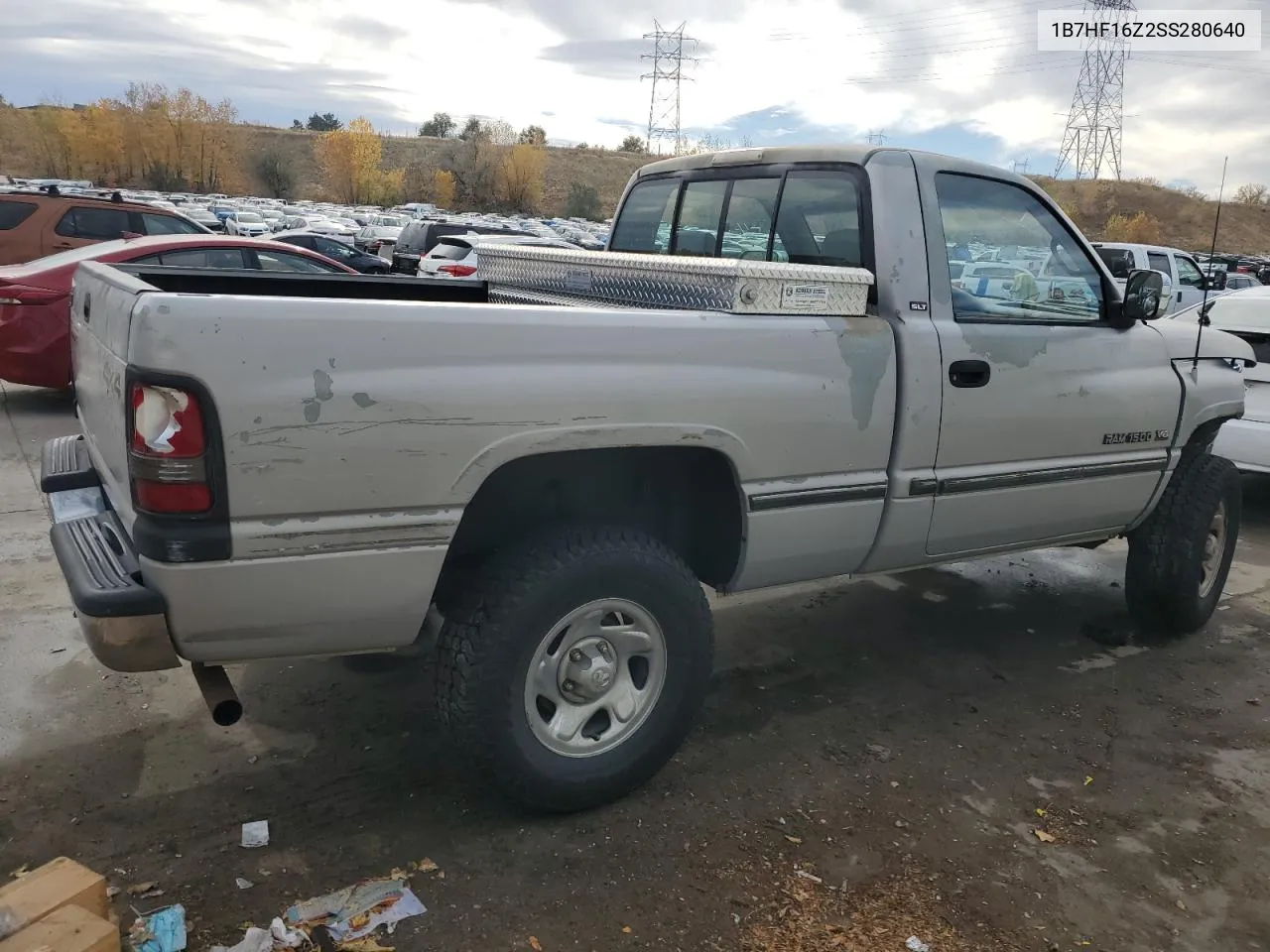 1995 Dodge Ram 1500 VIN: 1B7HF16Z2SS280640 Lot: 78192444