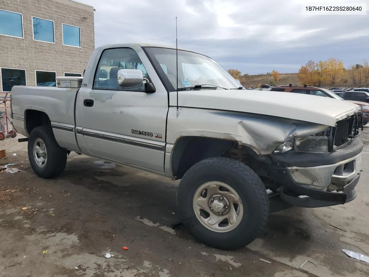 1995 Dodge Ram 1500 VIN: 1B7HF16Z2SS280640 Lot: 78192444