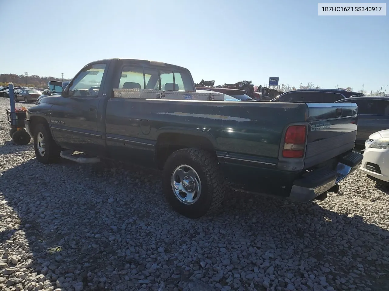 1995 Dodge Ram 1500 VIN: 1B7HC16Z1SS340917 Lot: 81422944