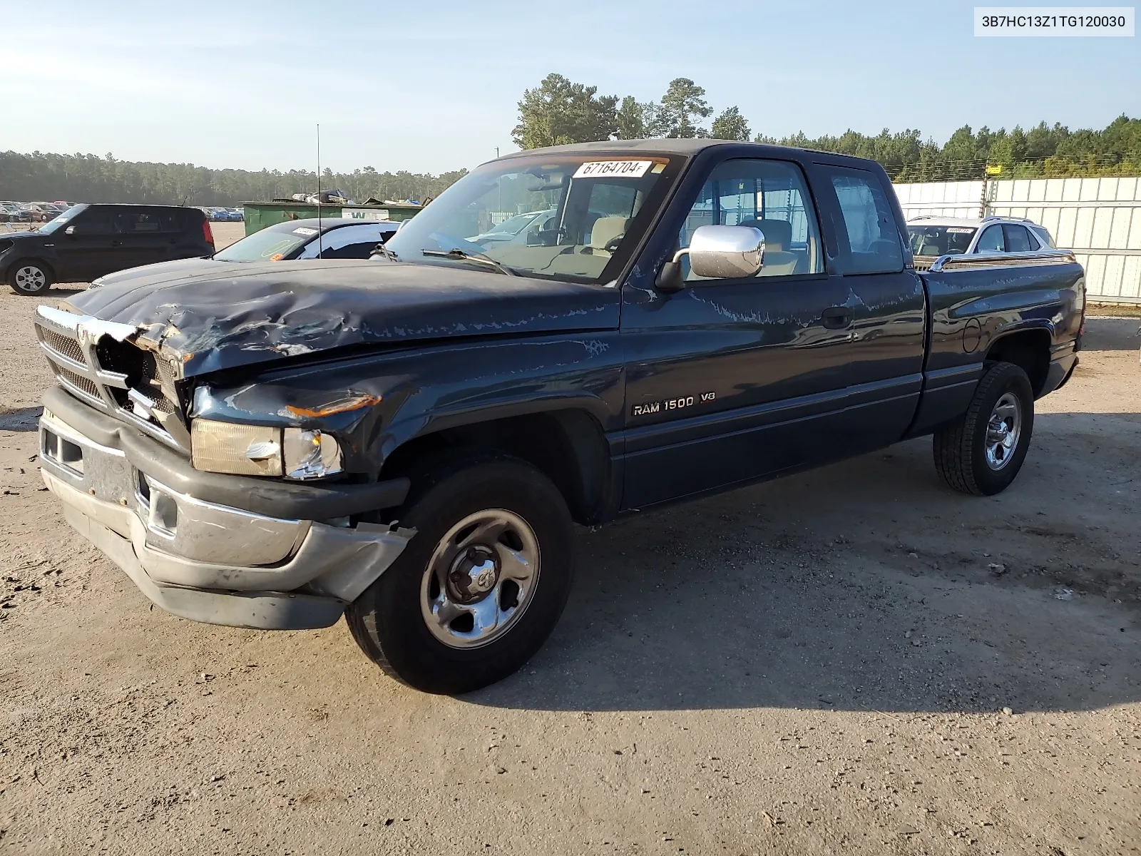 1996 Dodge Ram 1500 VIN: 3B7HC13Z1TG120030 Lot: 67164704