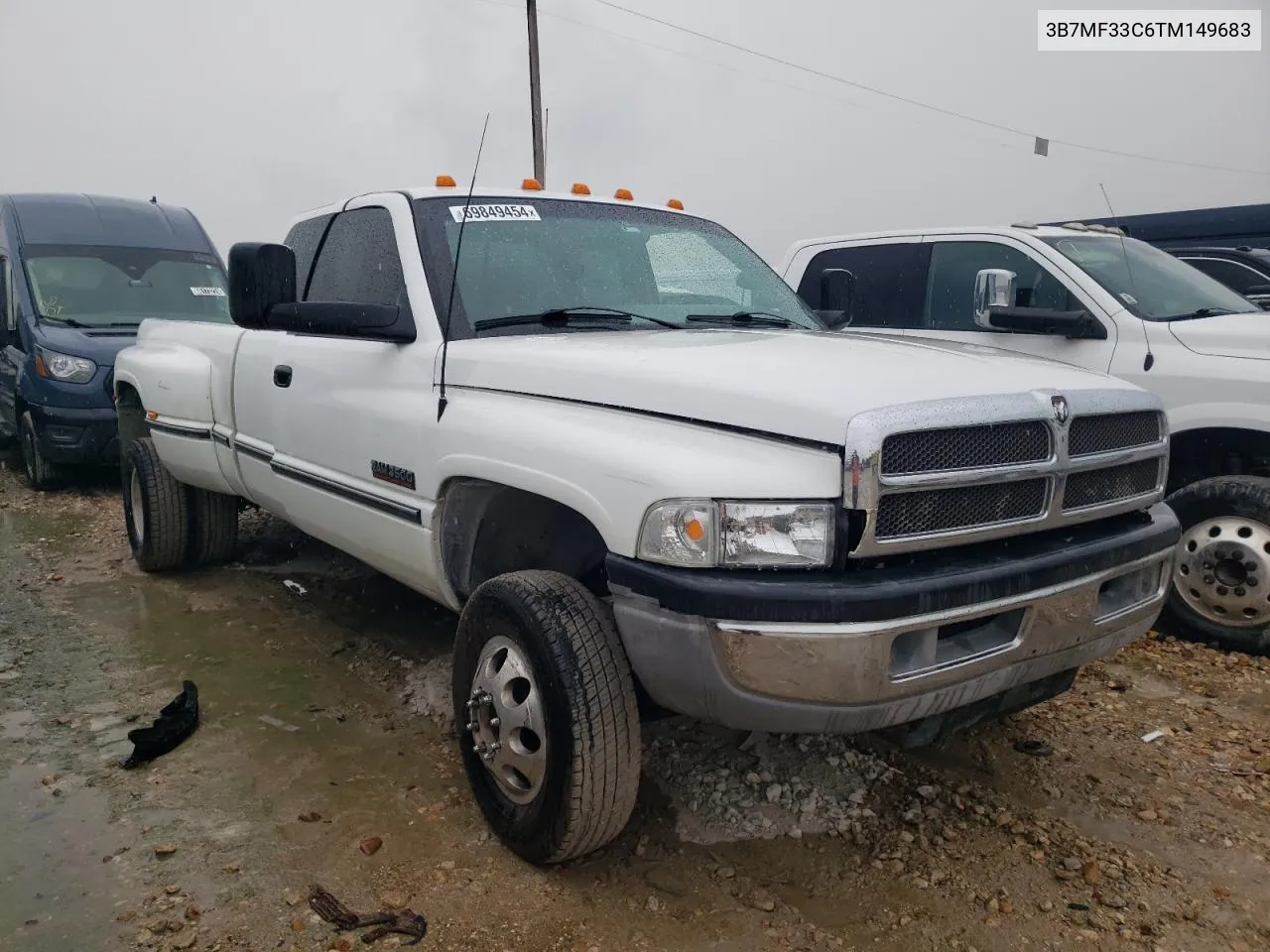 1996 Dodge Ram 3500 VIN: 3B7MF33C6TM149683 Lot: 69849454