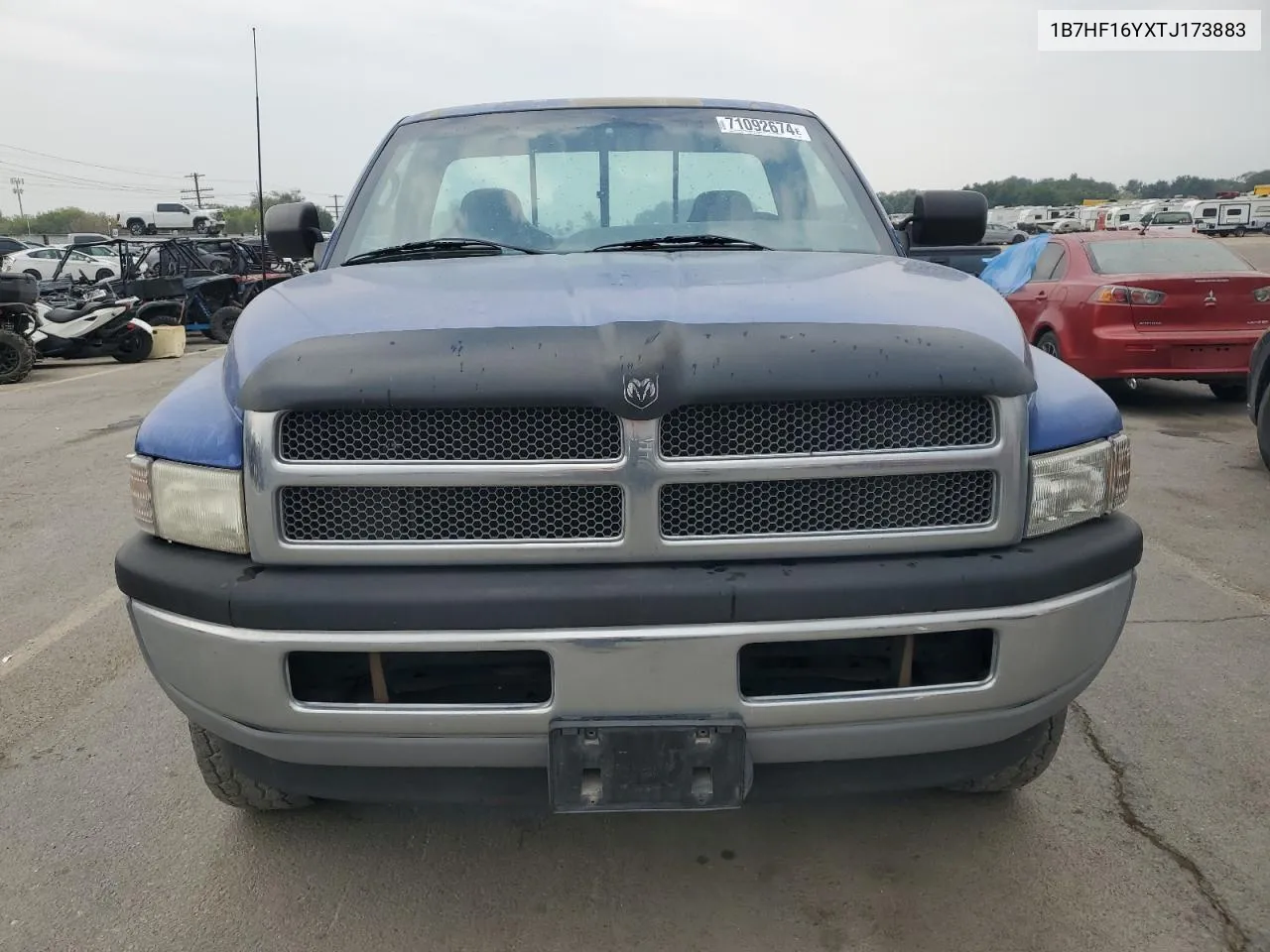 1996 Dodge Ram 1500 VIN: 1B7HF16YXTJ173883 Lot: 71092674