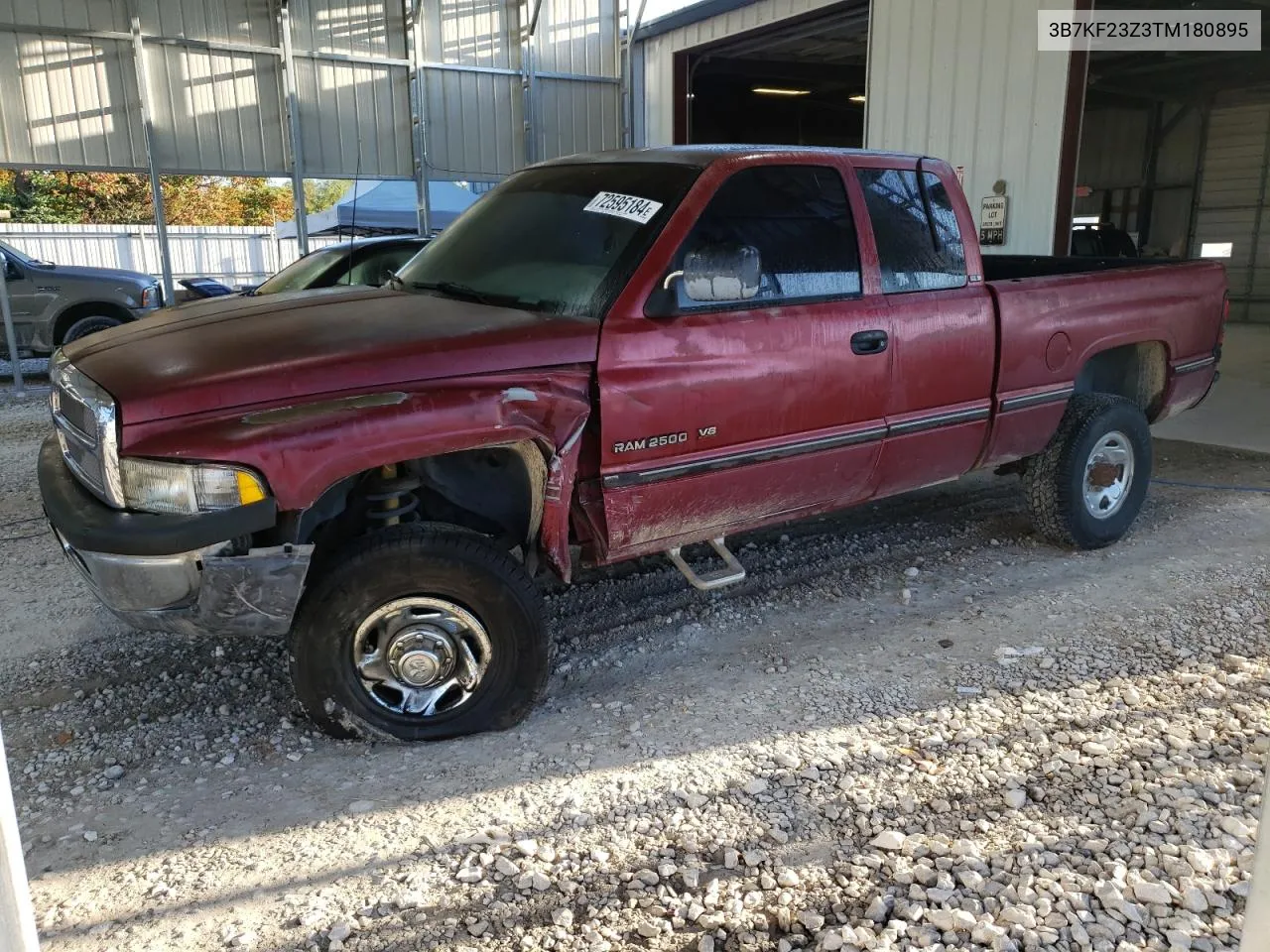 1996 Dodge Ram 2500 VIN: 3B7KF23Z3TM180895 Lot: 72595184