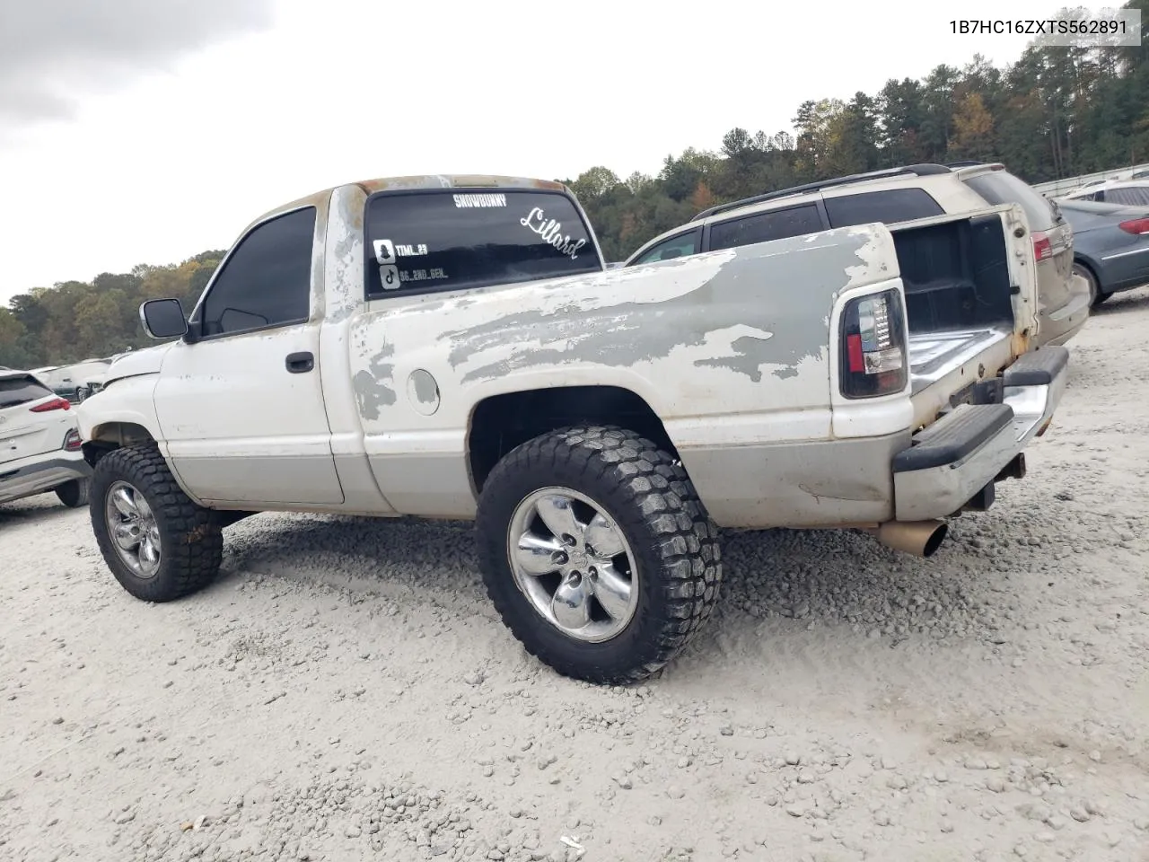 1996 Dodge Ram 1500 VIN: 1B7HC16ZXTS562891 Lot: 78233264