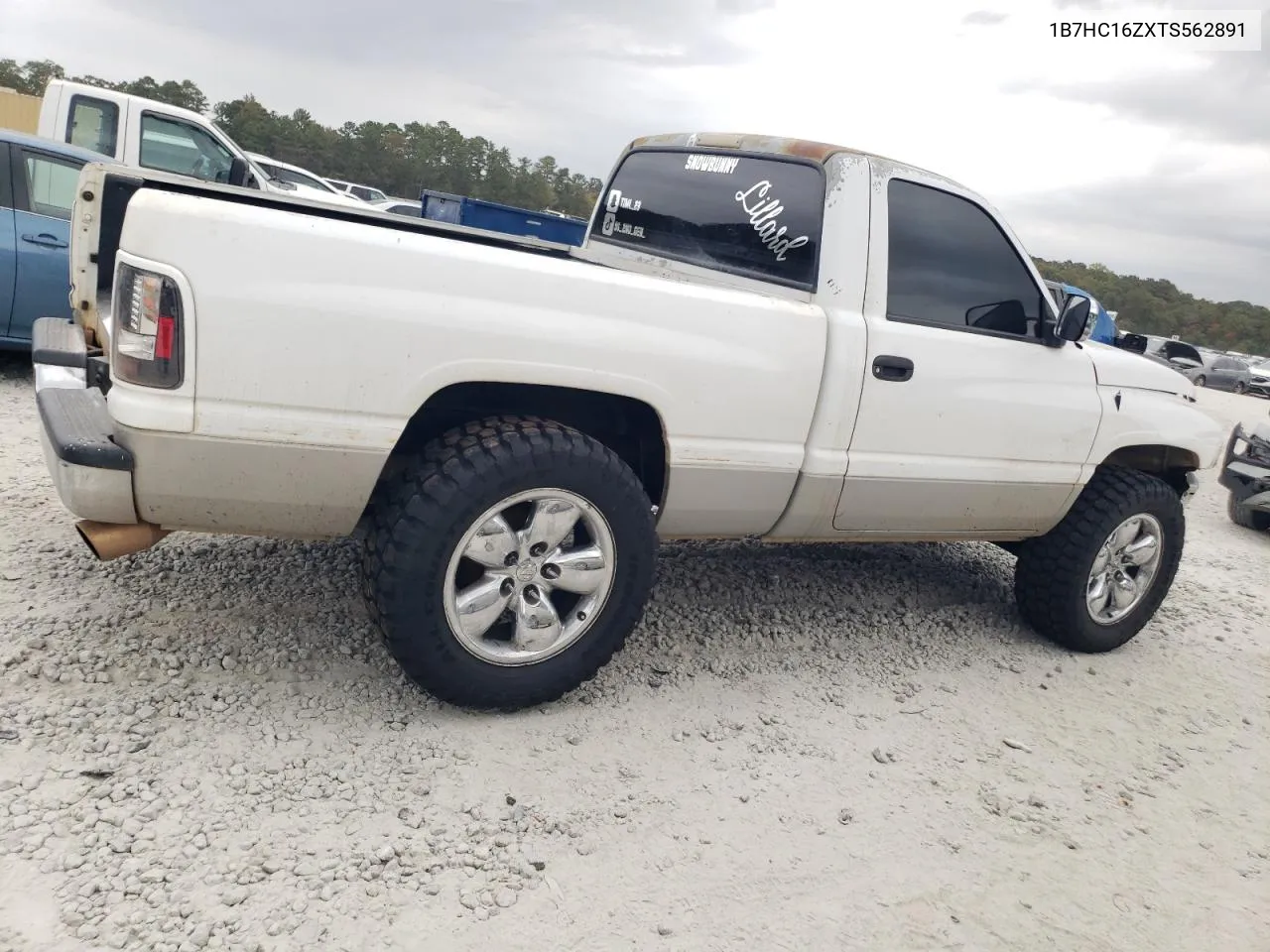 1996 Dodge Ram 1500 VIN: 1B7HC16ZXTS562891 Lot: 78233264