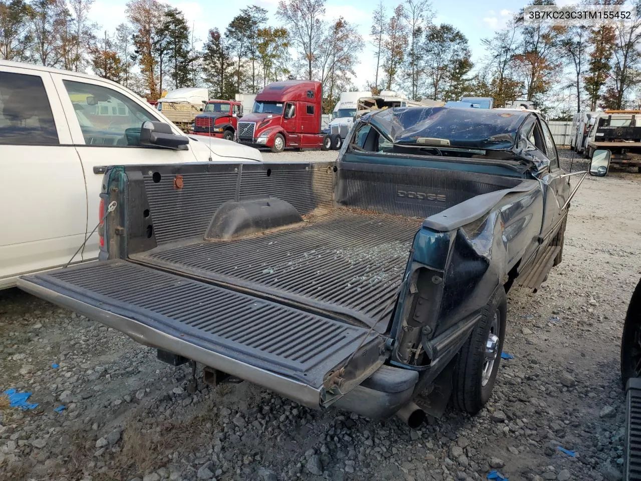 1996 Dodge Ram 2500 VIN: 3B7KC23C3TM155452 Lot: 78670394