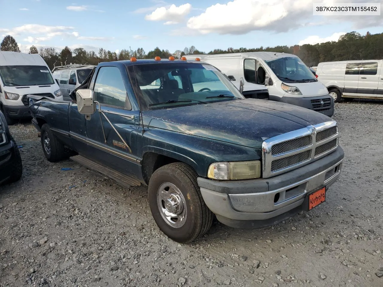 1996 Dodge Ram 2500 VIN: 3B7KC23C3TM155452 Lot: 78670394