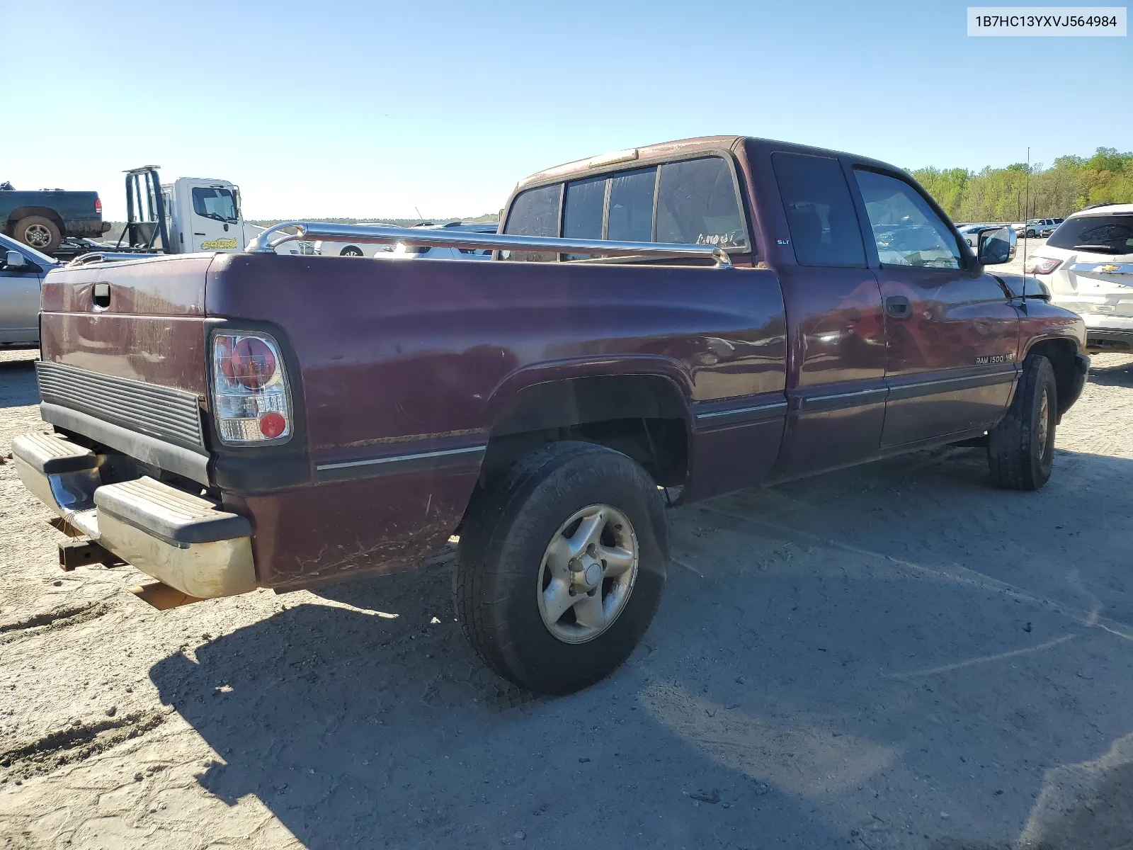 1997 Dodge Ram 1500 VIN: 1B7HC13YXVJ564984 Lot: 49368894