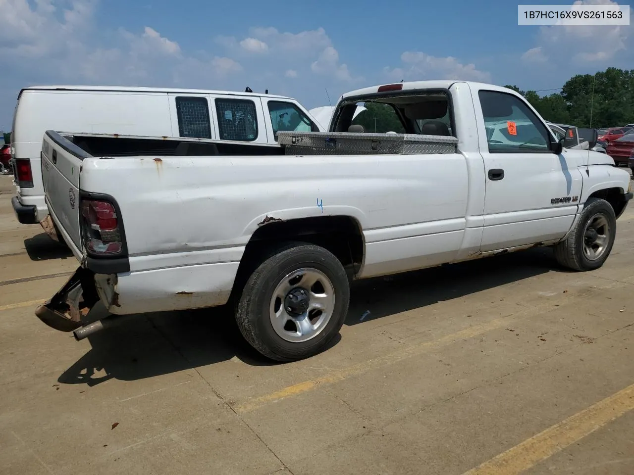 1997 Dodge Ram 1500 VIN: 1B7HC16X9VS261563 Lot: 60216544