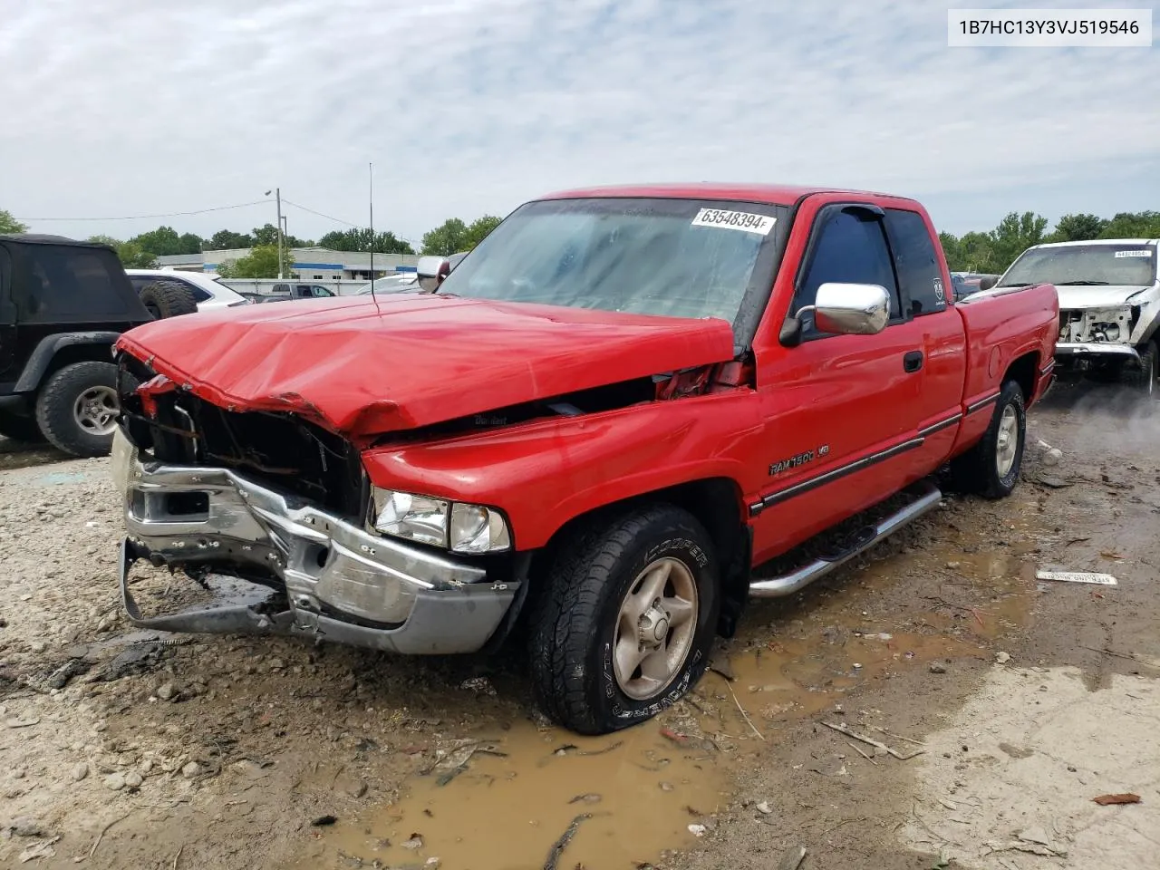 1997 Dodge Ram 1500 VIN: 1B7HC13Y3VJ519546 Lot: 63548394