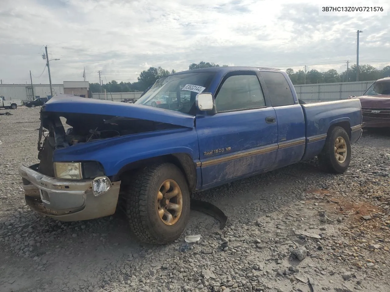 1997 Dodge Ram 1500 VIN: 3B7HC13Z0VG721576 Lot: 63650144