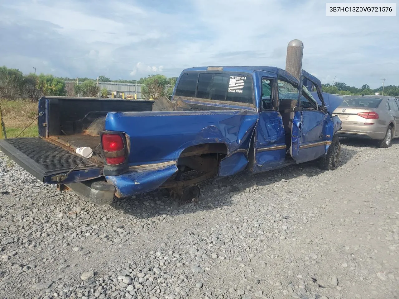 1997 Dodge Ram 1500 VIN: 3B7HC13Z0VG721576 Lot: 63650144