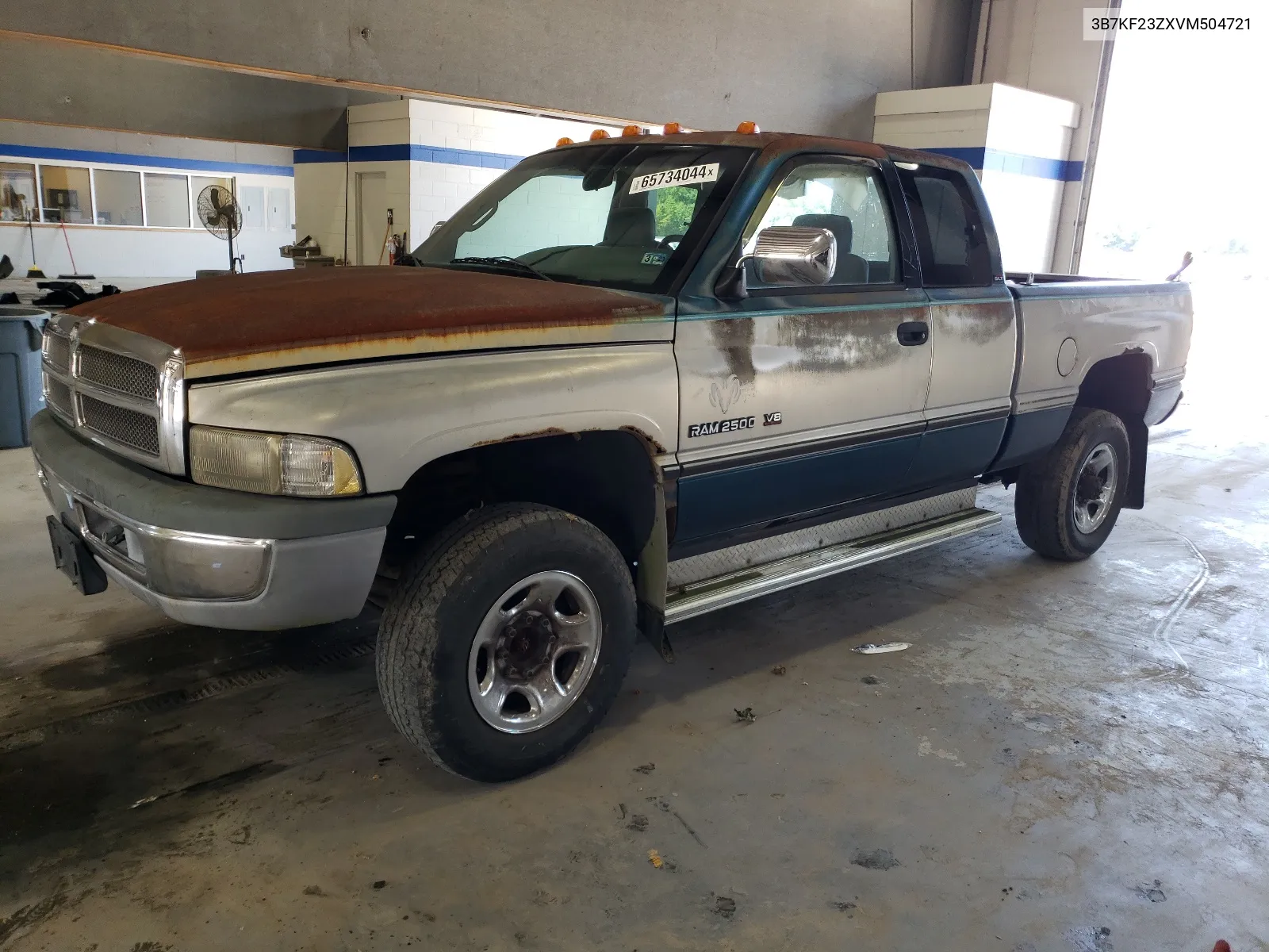 1997 Dodge Ram 2500 VIN: 3B7KF23ZXVM504721 Lot: 65734044