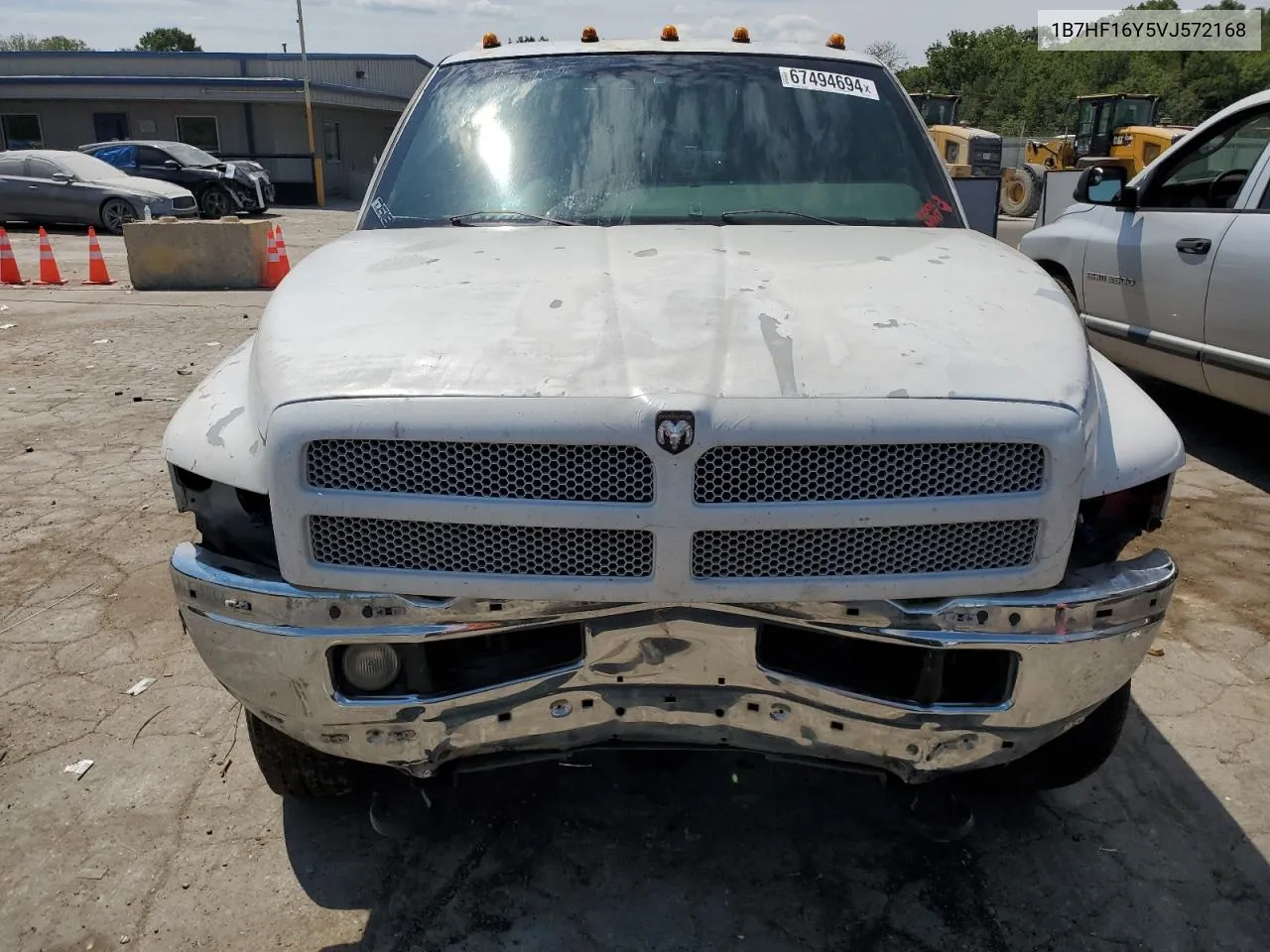 1997 Dodge Ram 1500 VIN: 1B7HF16Y5VJ572168 Lot: 67494694