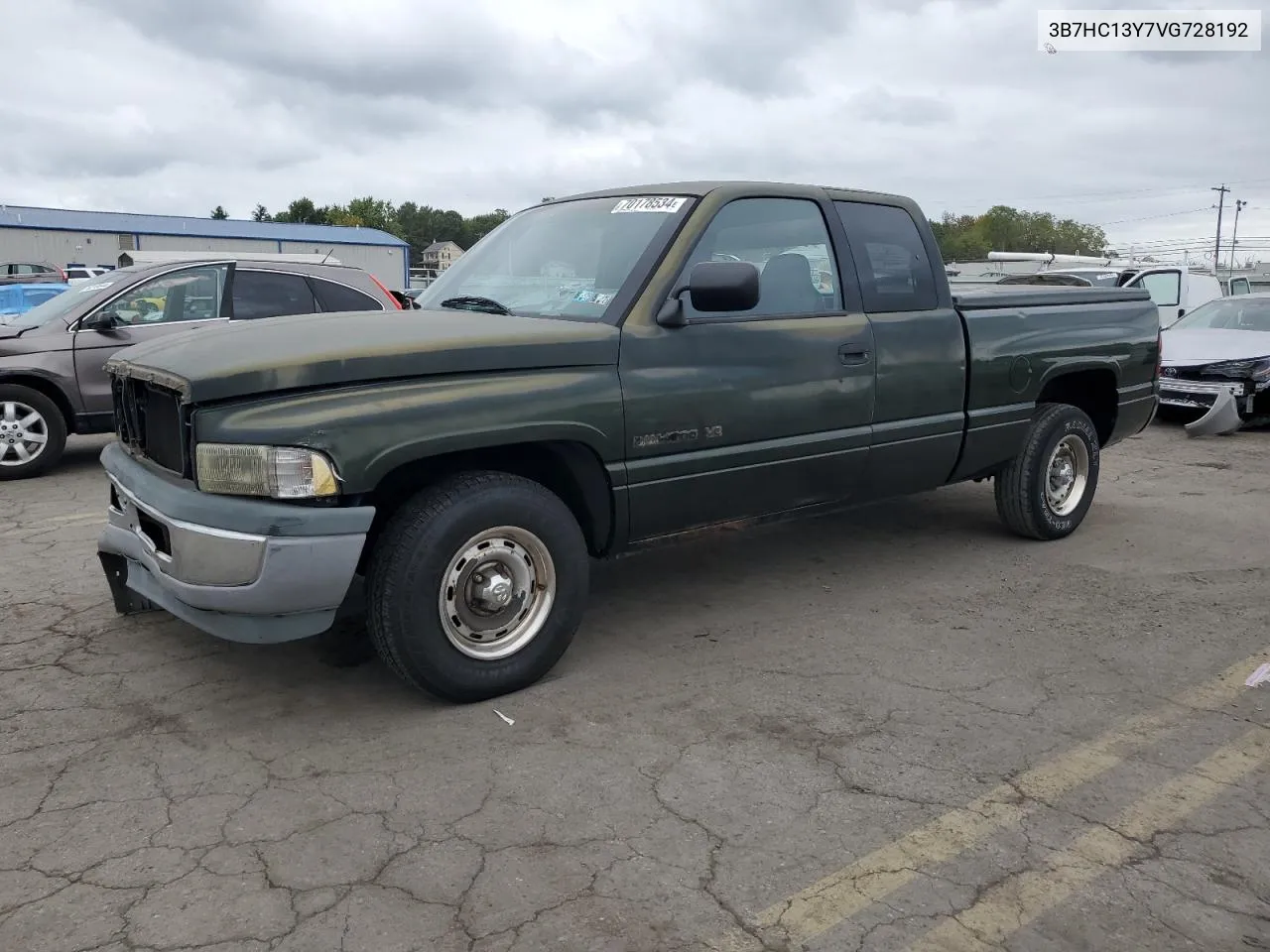 1997 Dodge Ram 1500 VIN: 3B7HC13Y7VG728192 Lot: 70178534