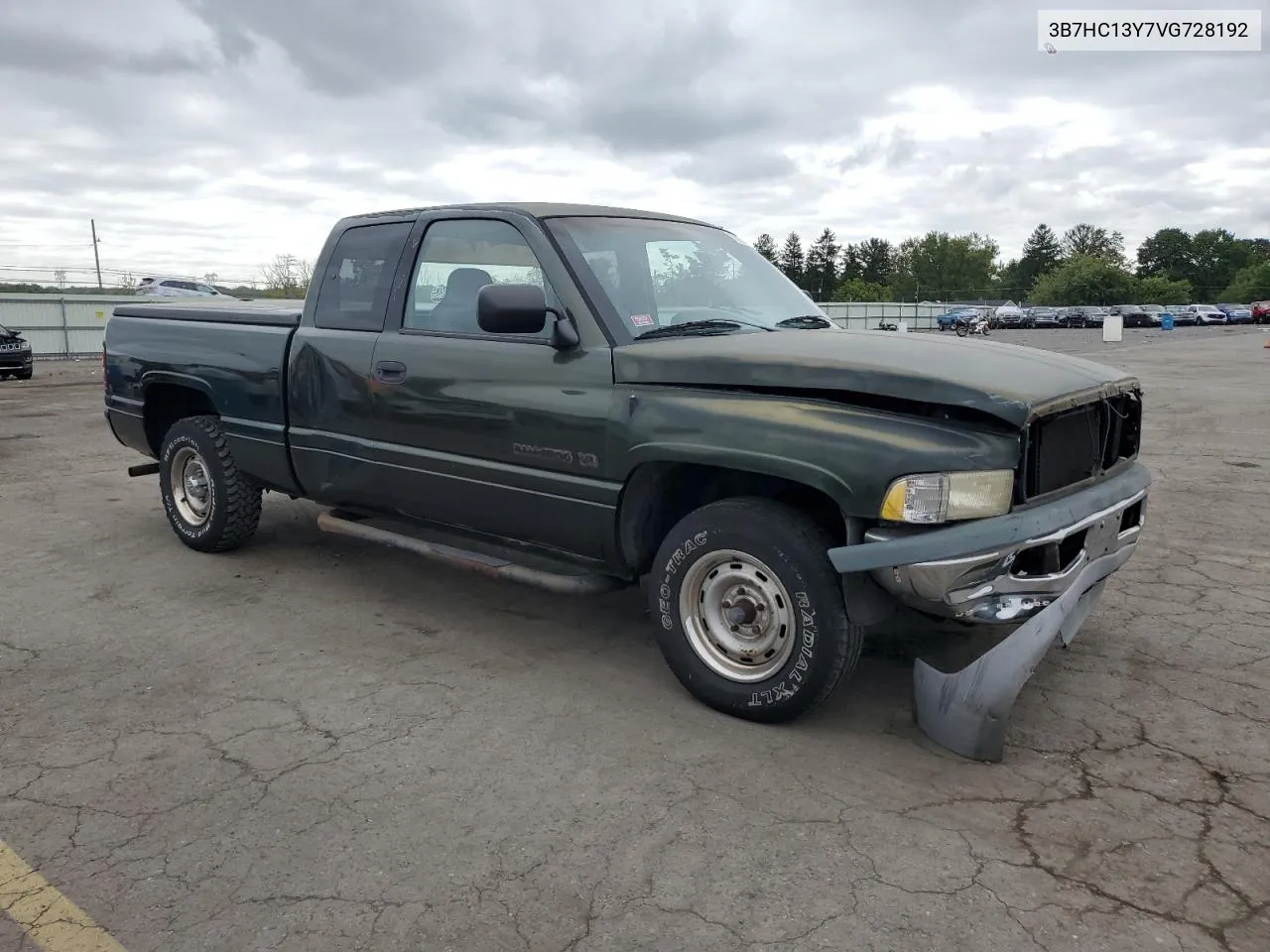 1997 Dodge Ram 1500 VIN: 3B7HC13Y7VG728192 Lot: 70178534